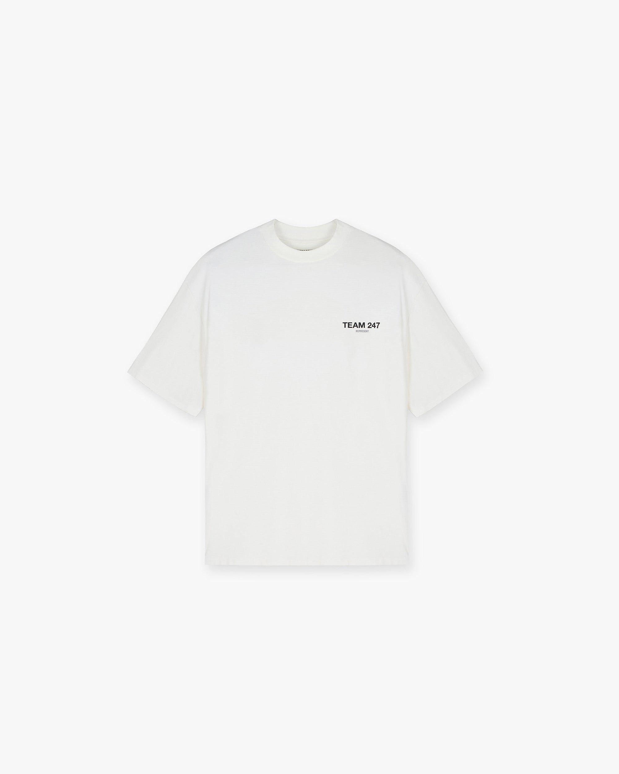 Team 247 Oversized T-Shirt | Flat White T-Shirts 247 | Represent Clo