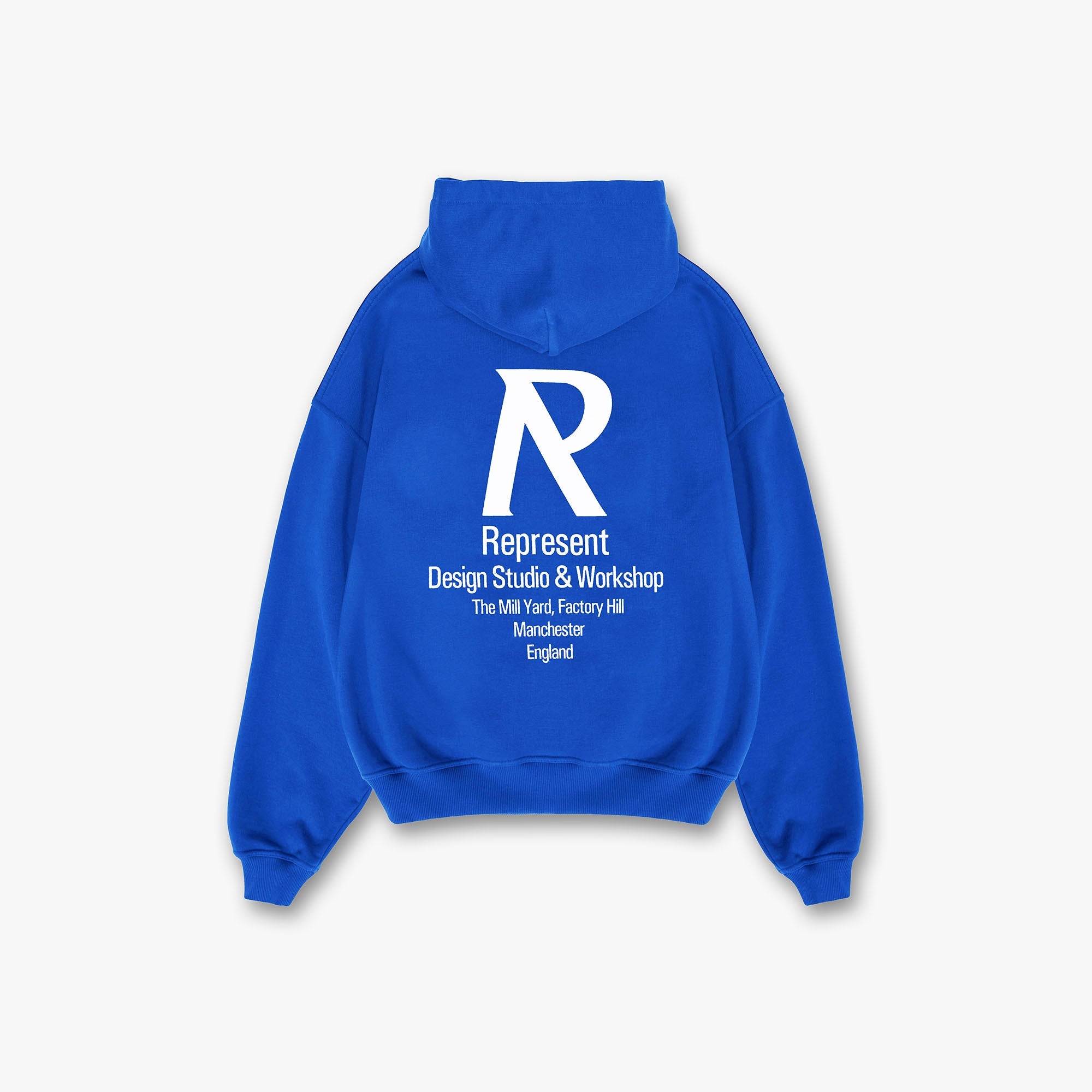 Kapuzenpullover mit Initialen - Kobalt