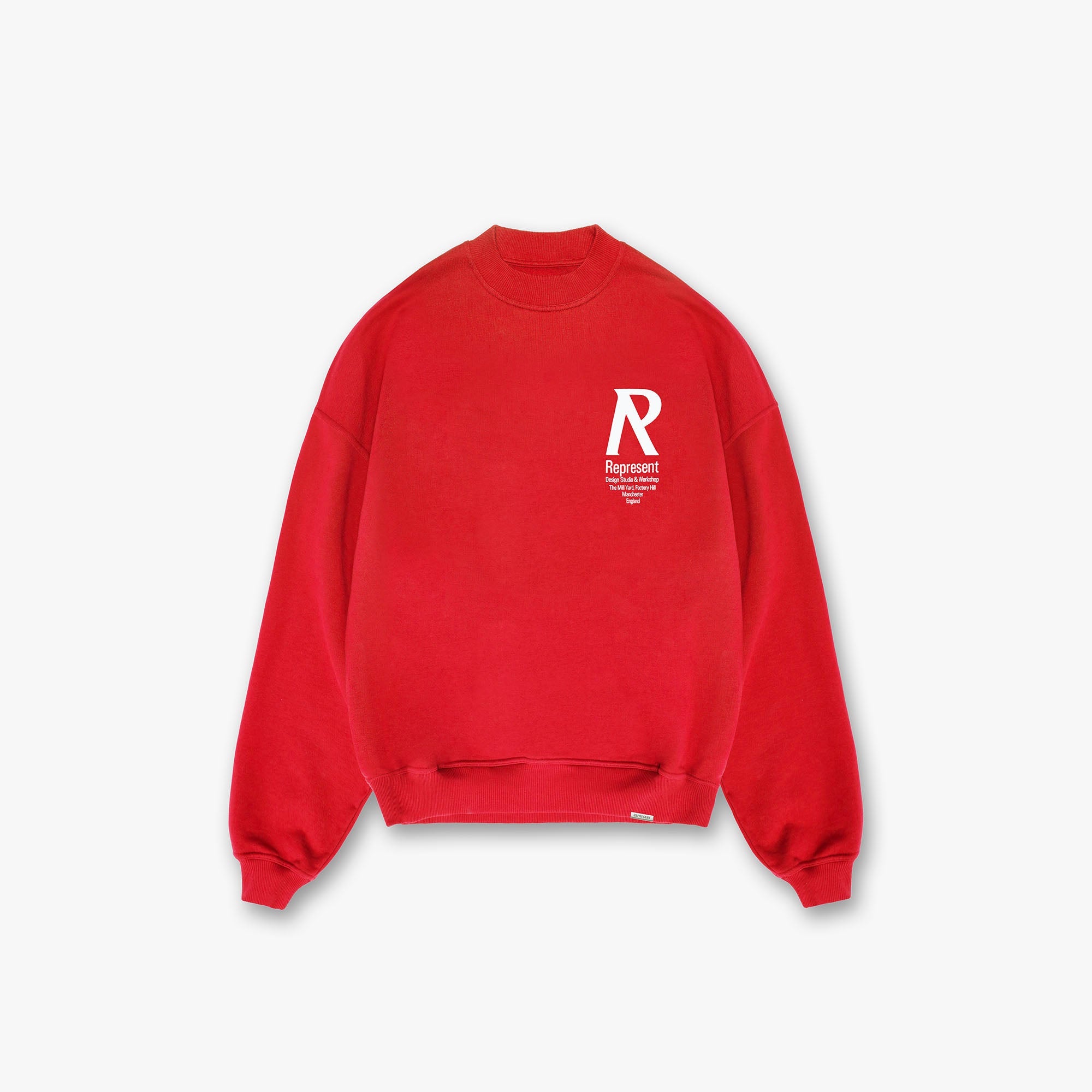 Pullover mit Initialen - Racing Red
