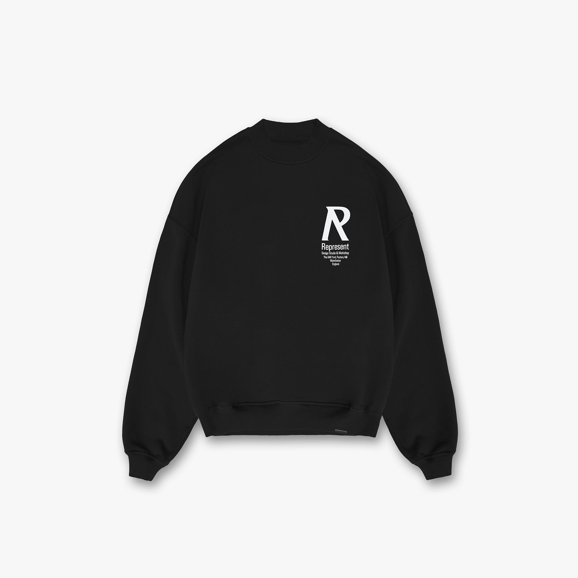 Pullover mit Initialen - Schwarz