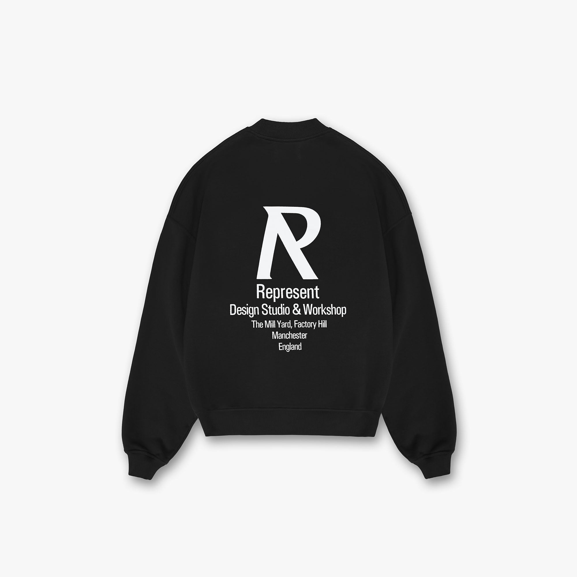 Pullover mit Initialen - Schwarz