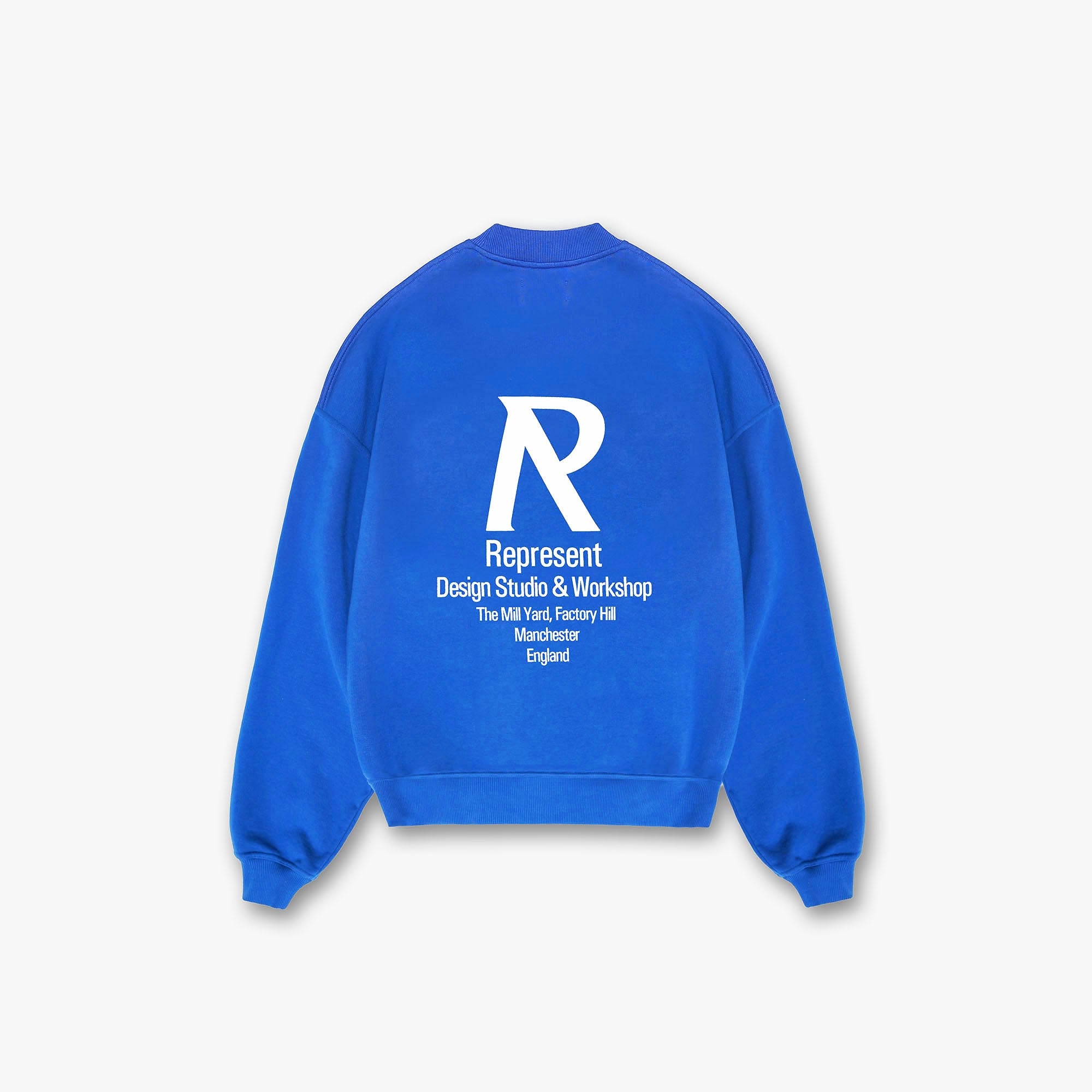 Pullover mit Initialen - Kobalt