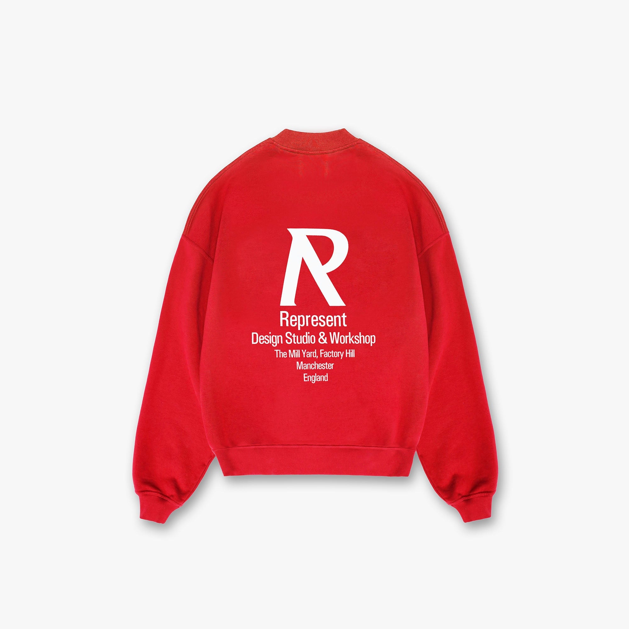 Pullover mit Initialen - Racing Red