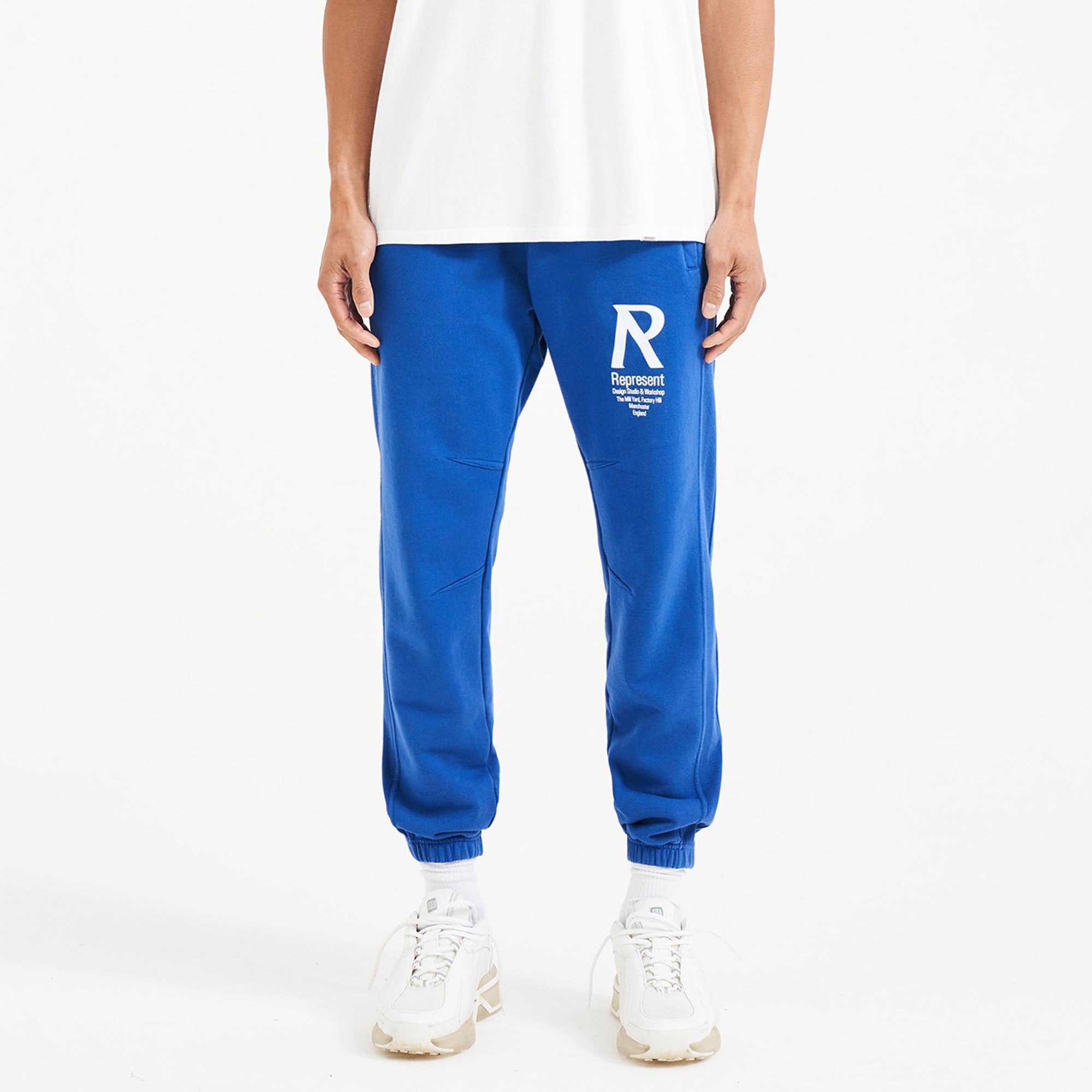 Jogginghose mit Initialen - Kobalt
