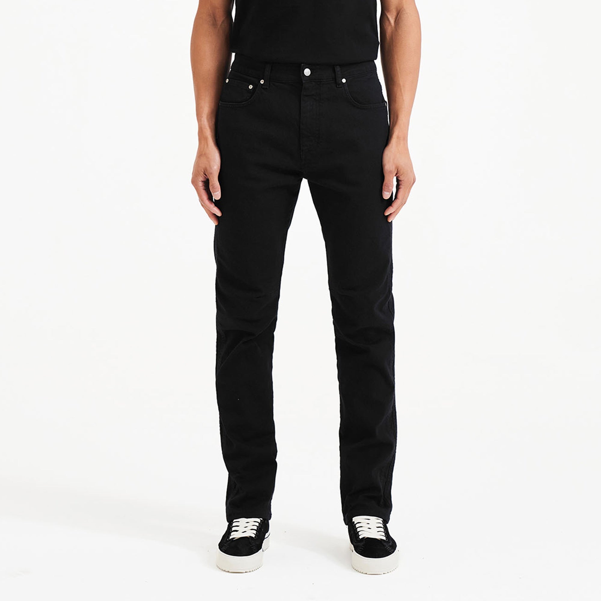 Jeans mit geradem Bein - Schwarz