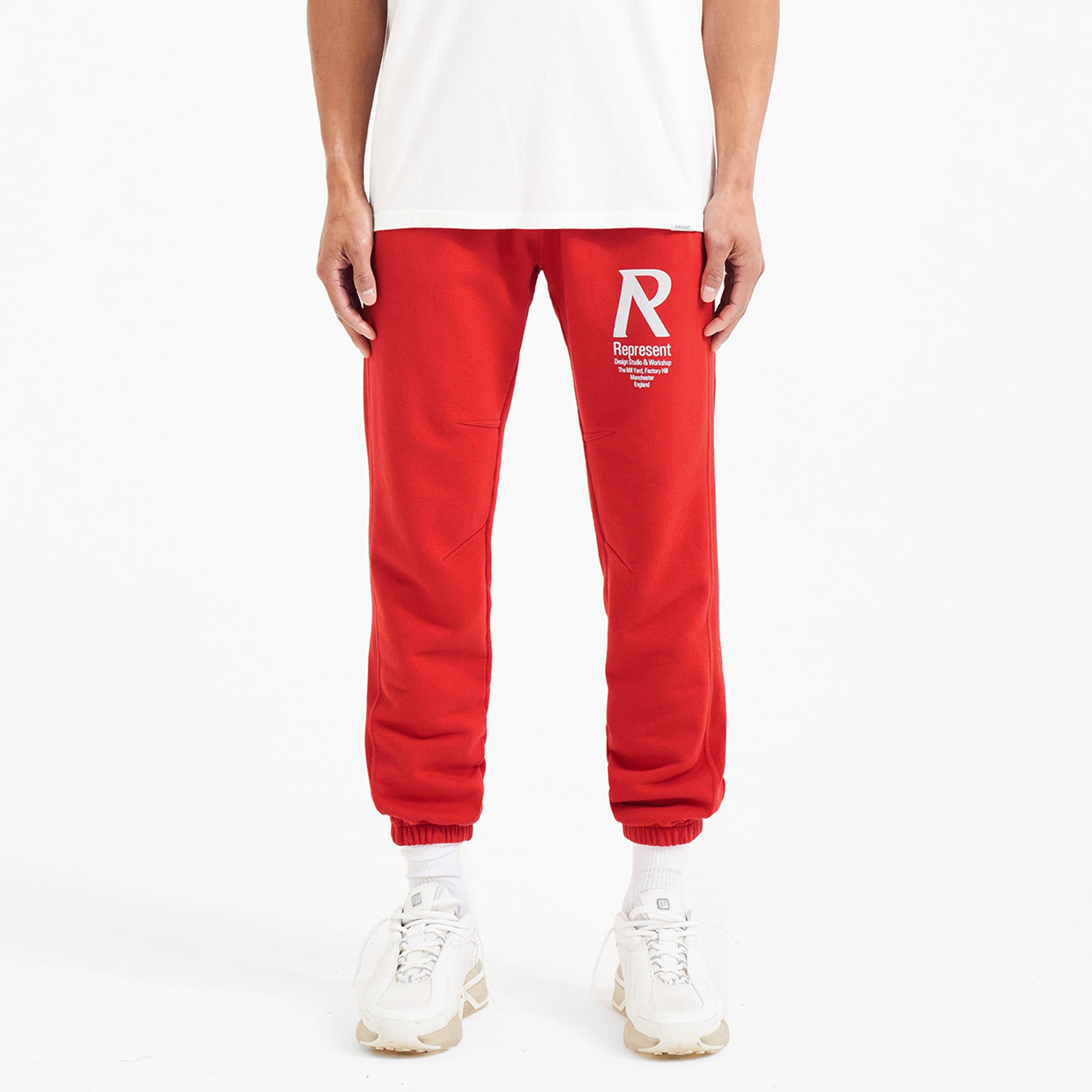 Jogginghose mit Initialen - Racing Red