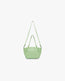 Leather Pleat Mini Tote