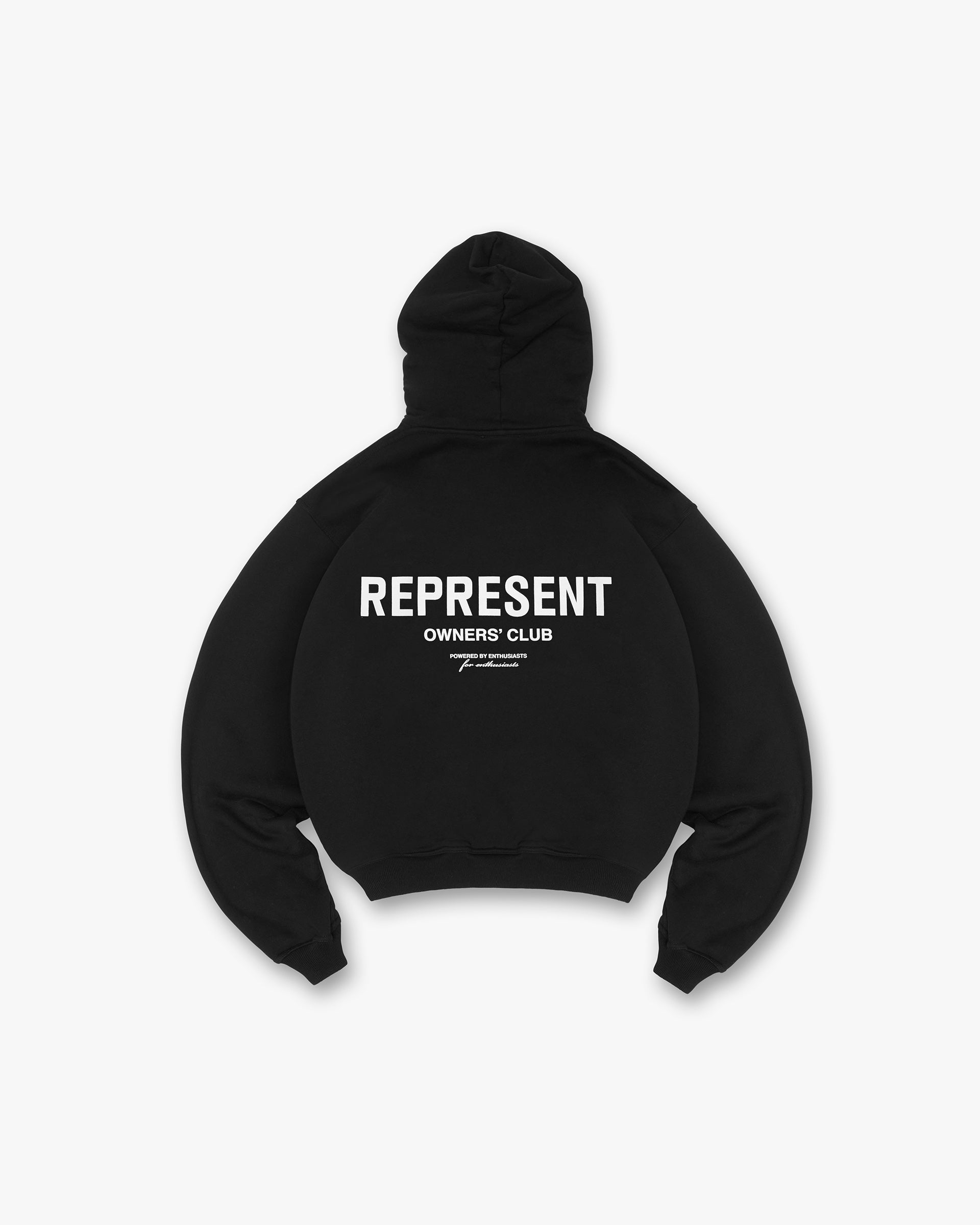 Represent Owners Club Kapuzenpullover mit Reißverschluss - Schwarz