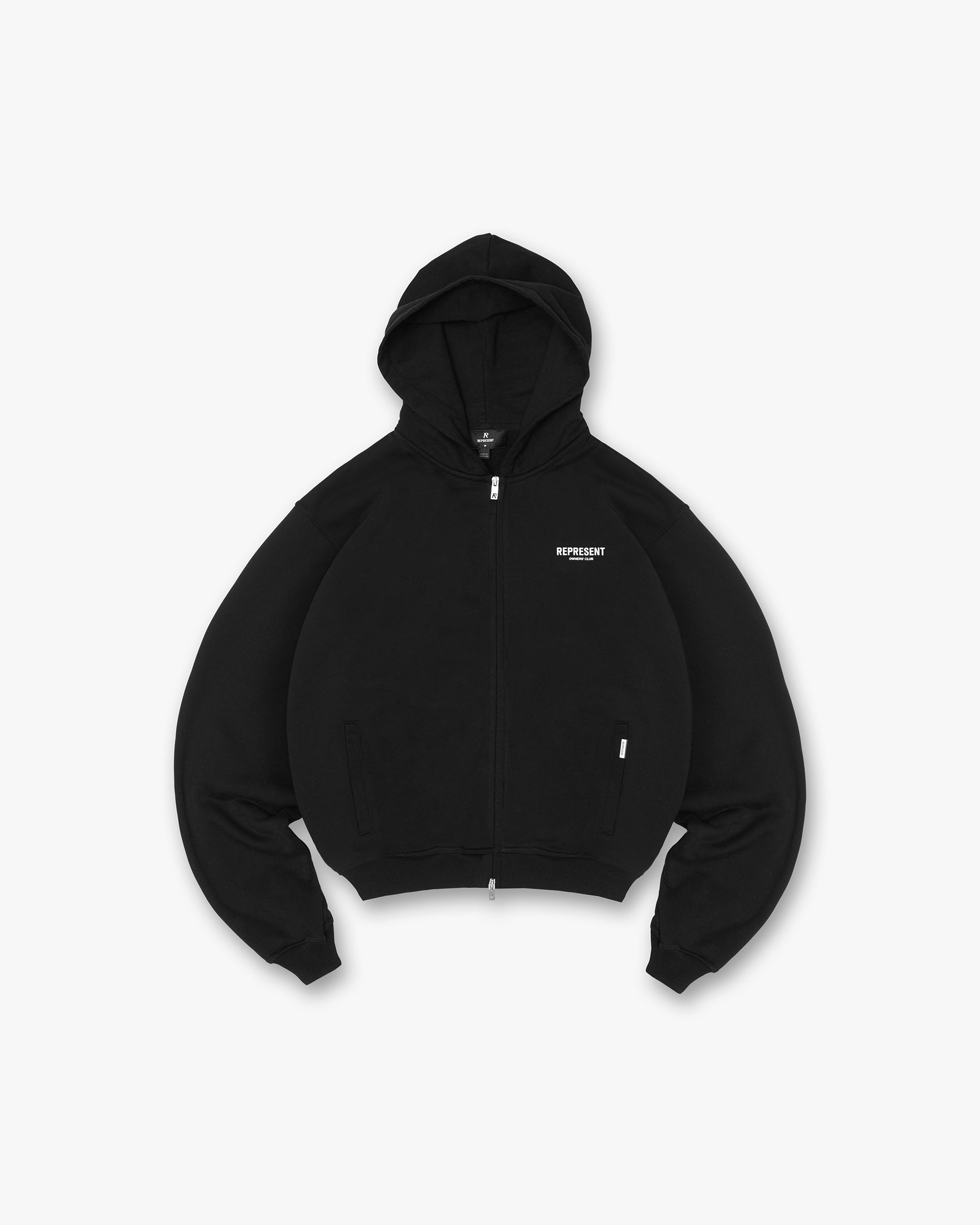 Represent Owners Club Kapuzenpullover mit Reißverschluss - Schwarz