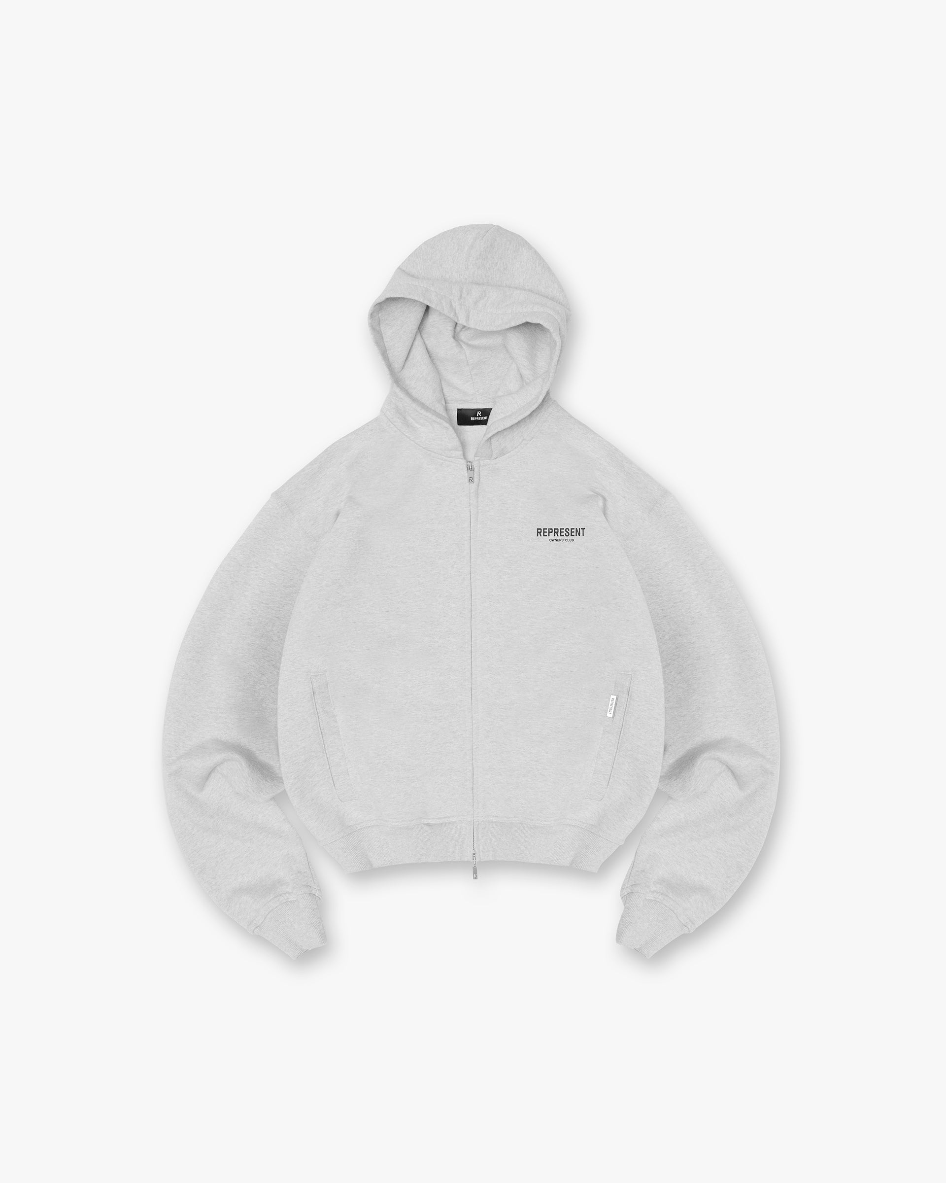 Represent Owners Club Kapuzenpullover mit Reißverschluss - Aschgrau