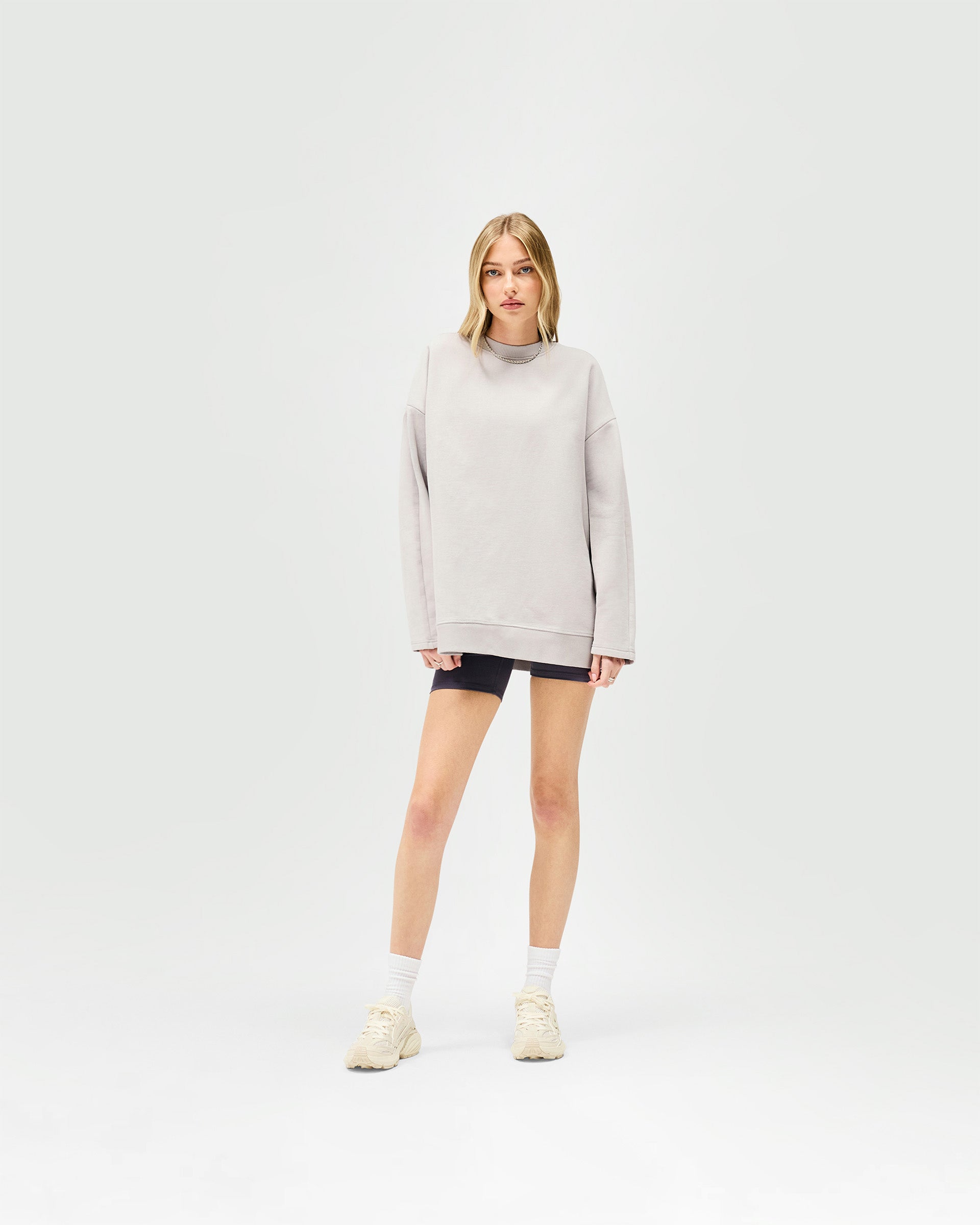 Epic Raglan Sweater - Light Grey