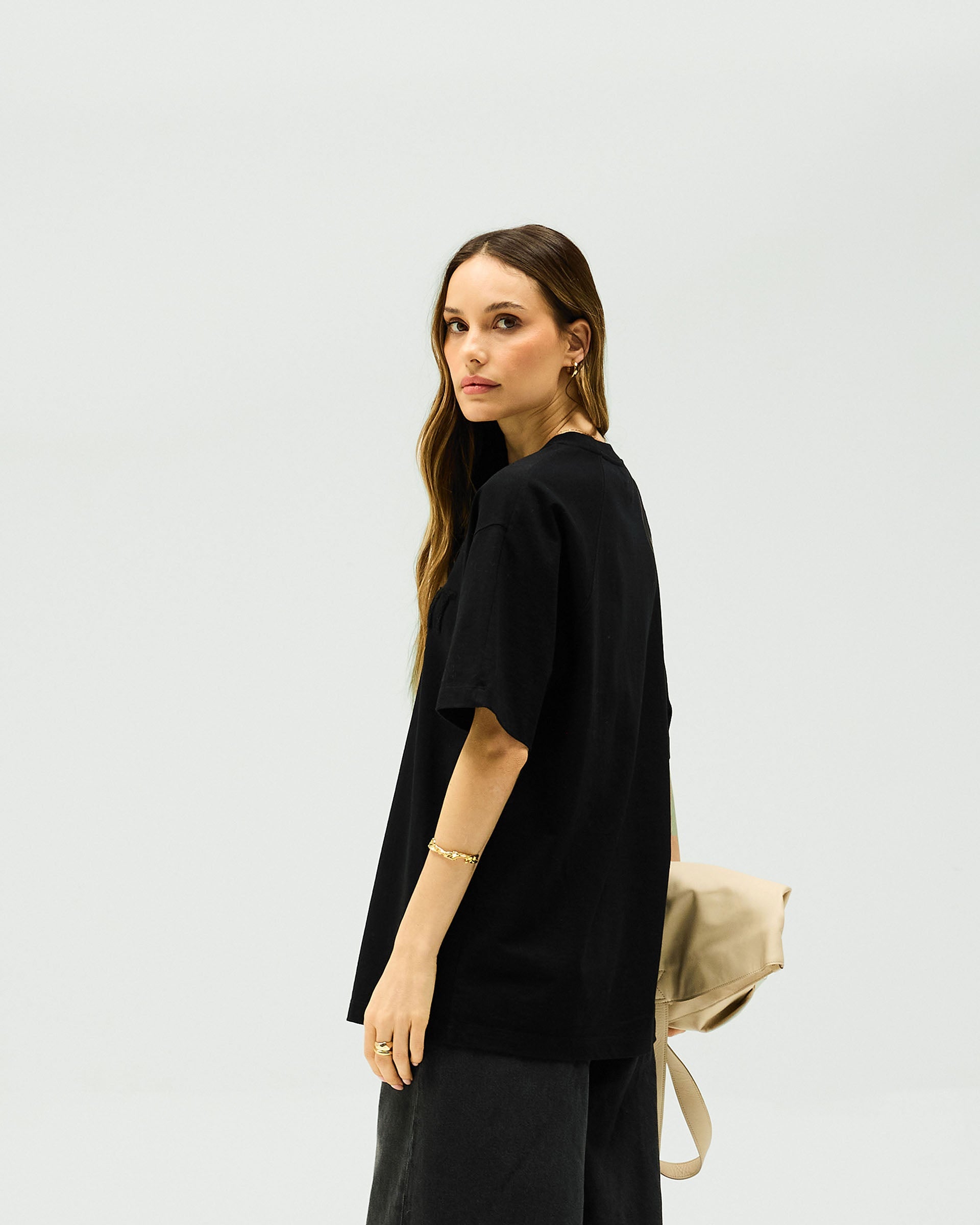 Owners Club Boyfriend T-Shirt - Jet Black