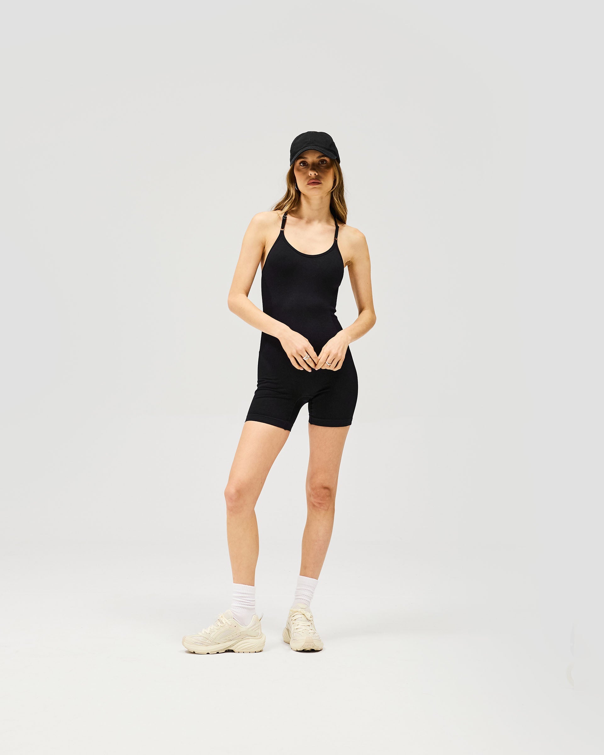 Owners Club Seamless Jumpsuit - Jet Black