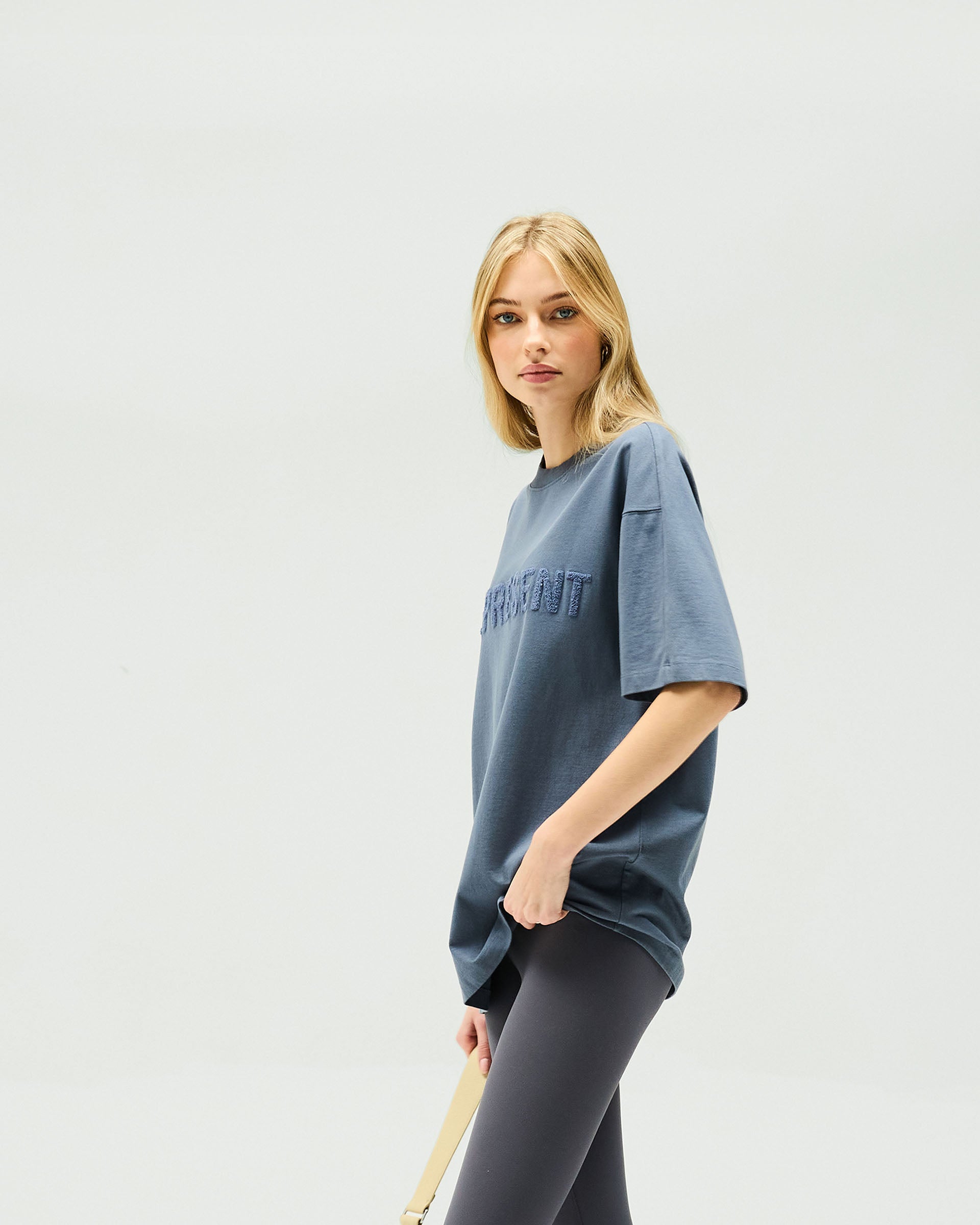 Owners Club Boyfriend T-Shirt - Steel Blue