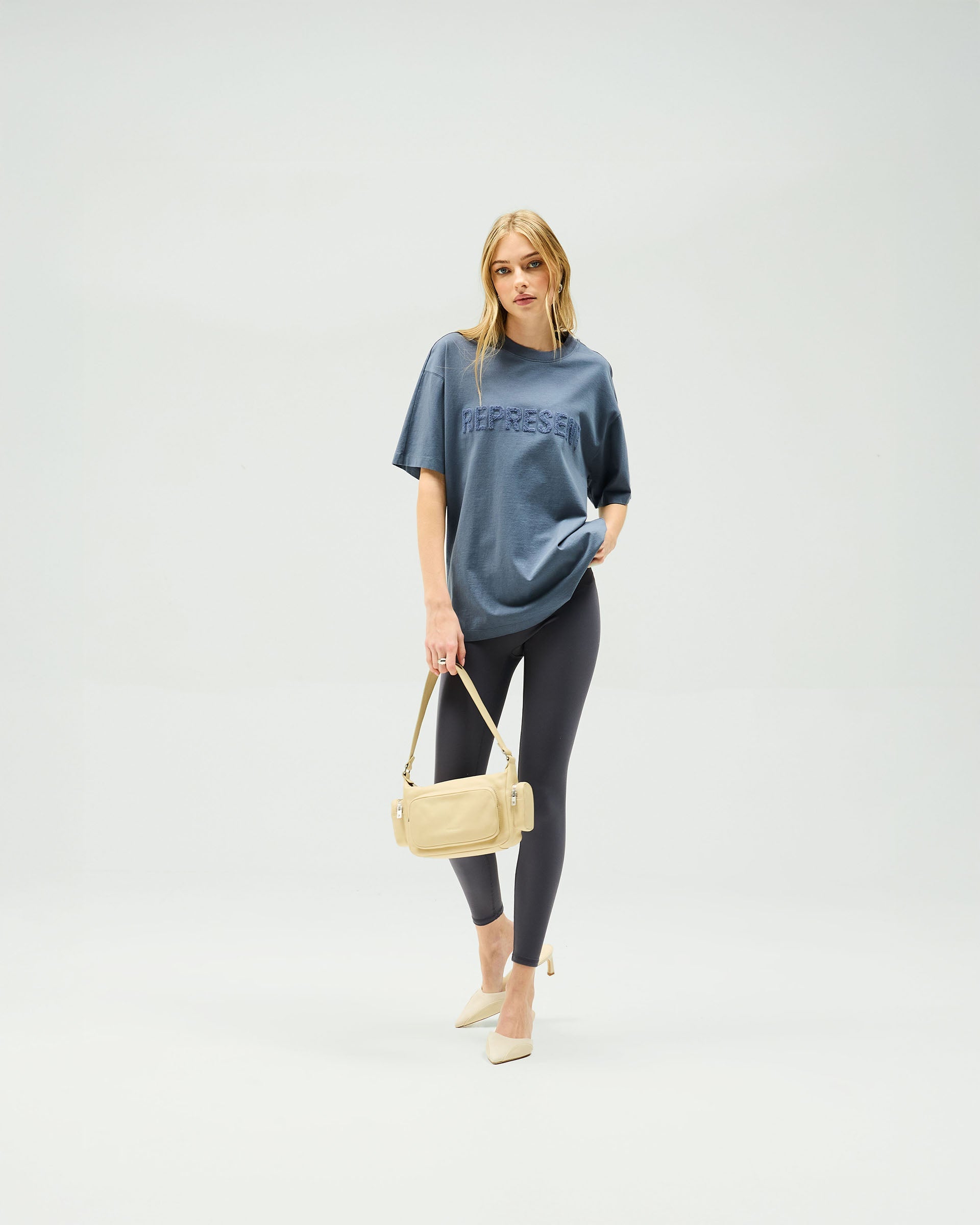 Owners Club Boyfriend T-Shirt - Steel Blue