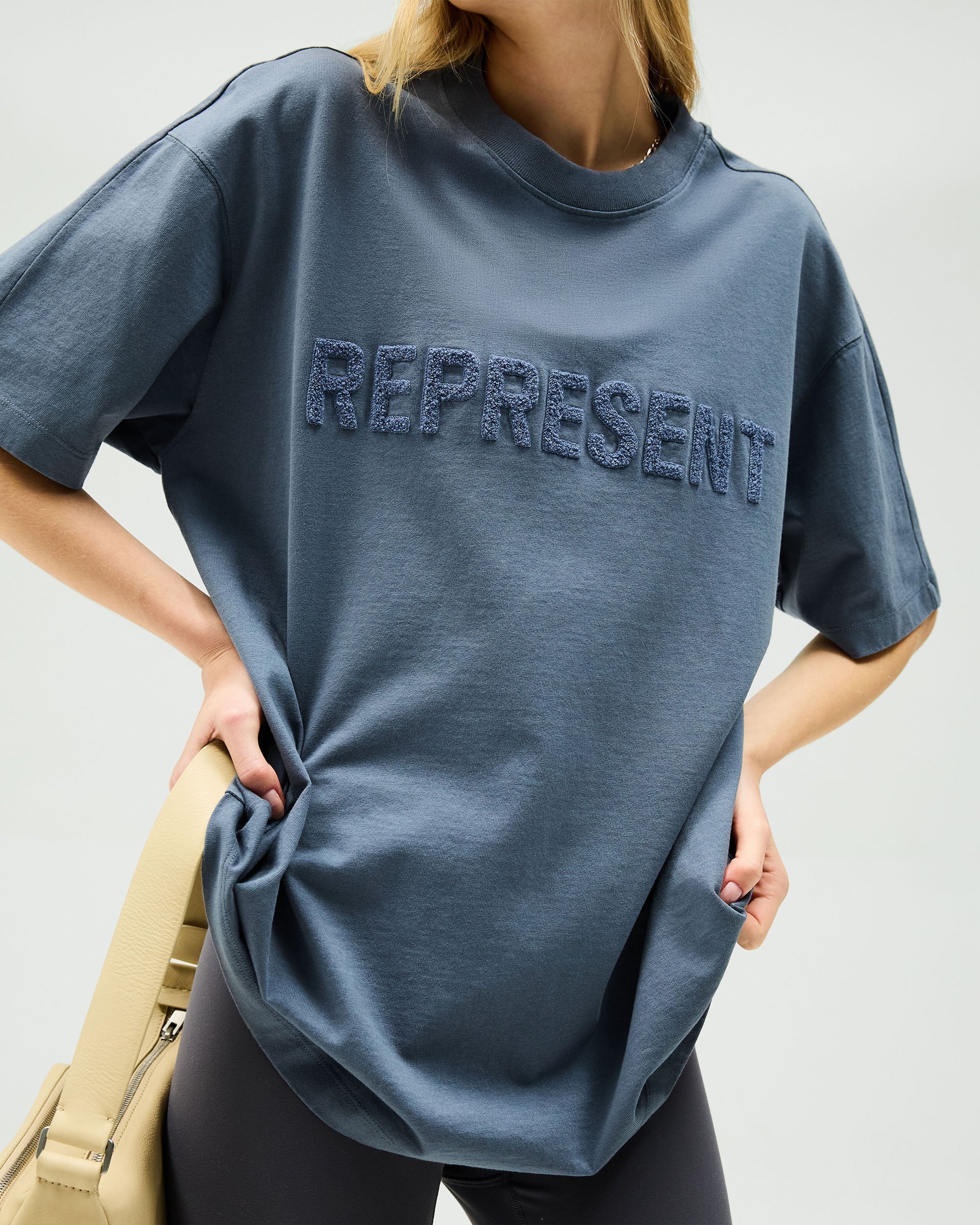 Owners Club Boyfriend T-Shirt - Steel Blue