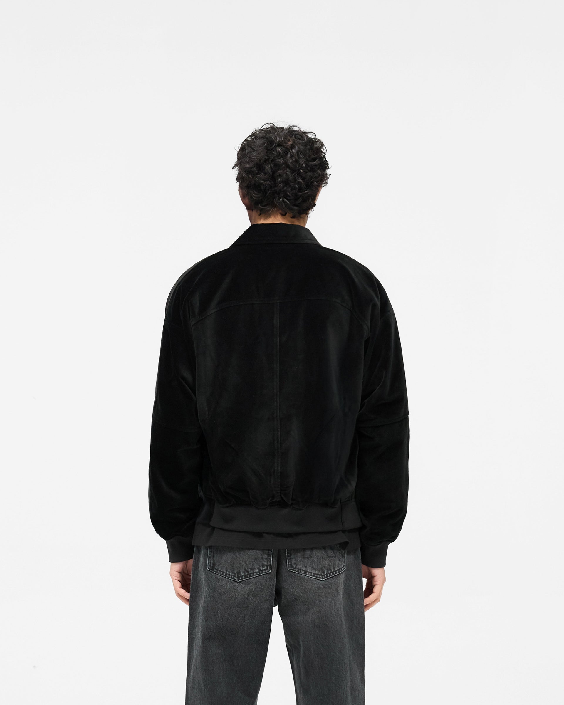 Bordeaux Brushed Jacket - Black
