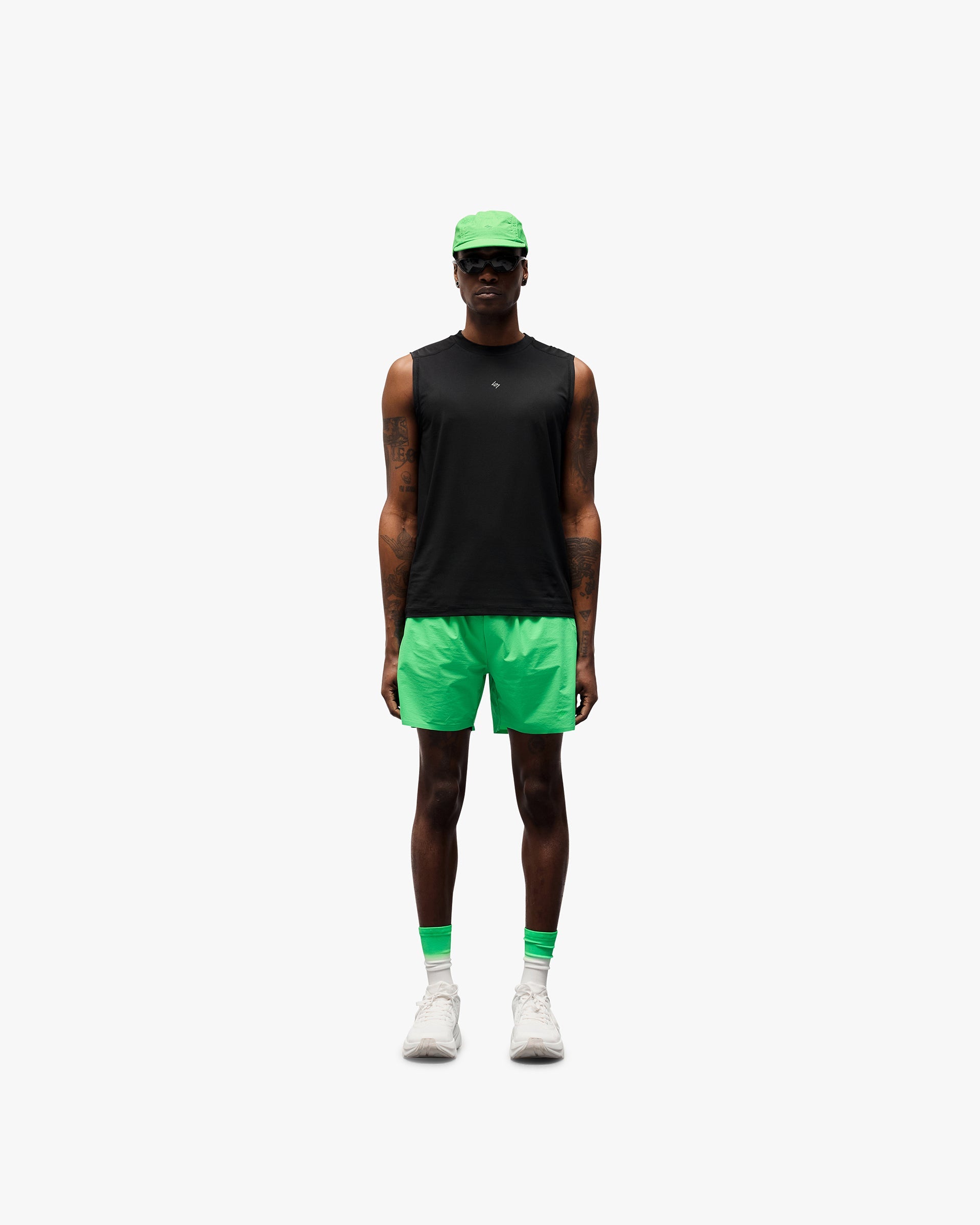 247 Contour Run Tank - Black