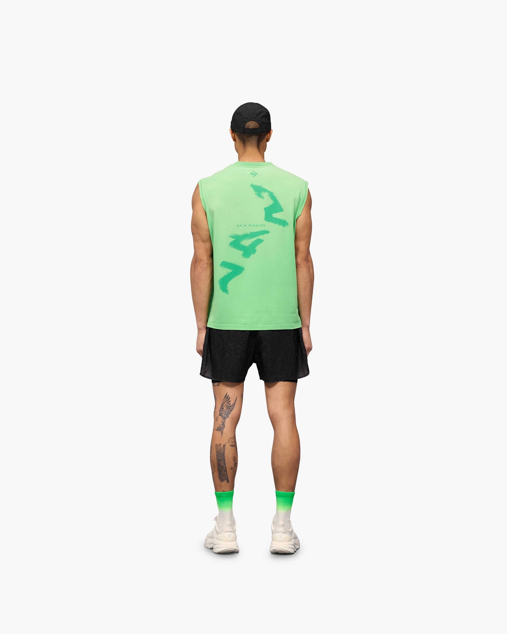 247 Motion Oversized Tank - Speed Green