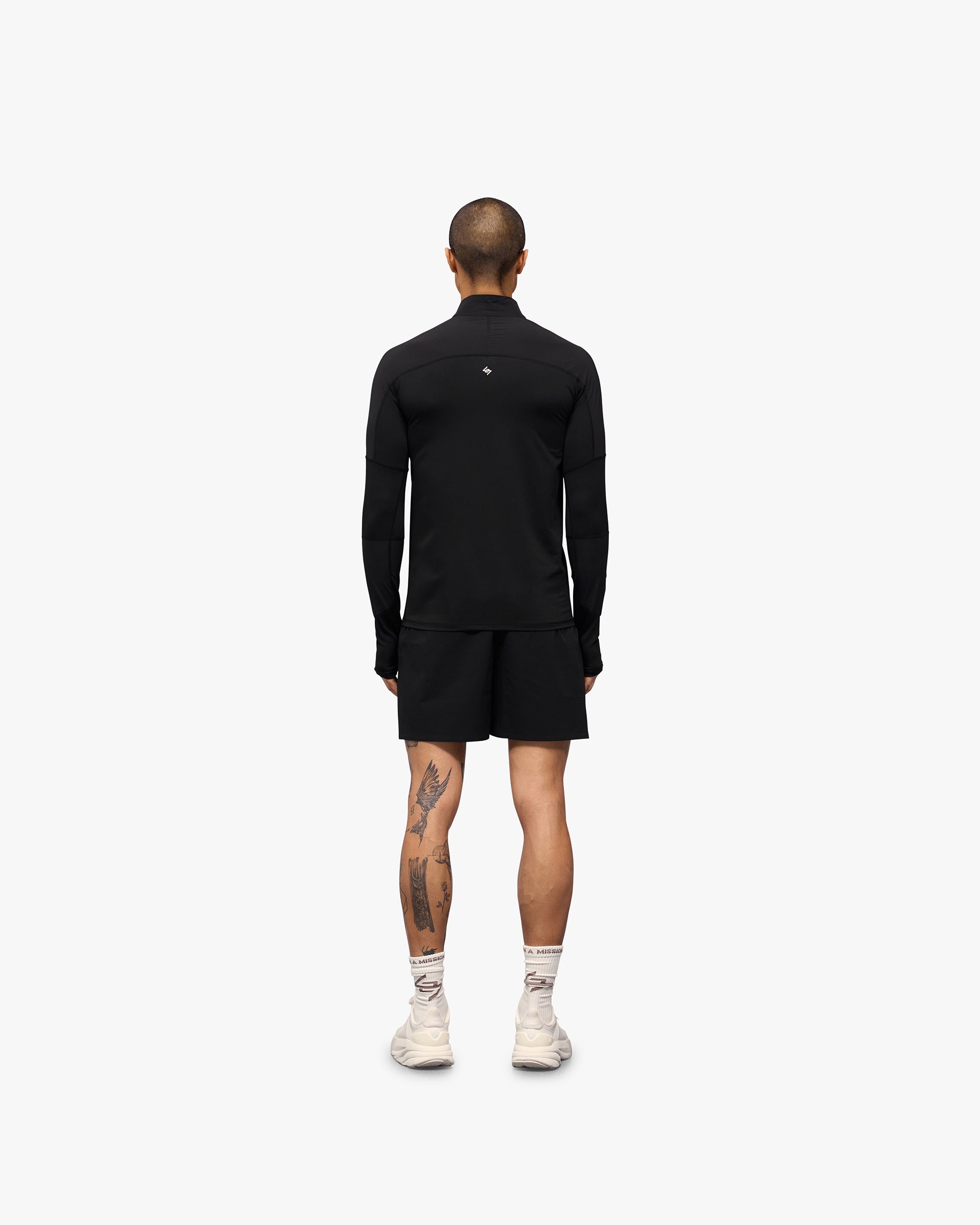 247 Run Quarter Zip - Jet Black
