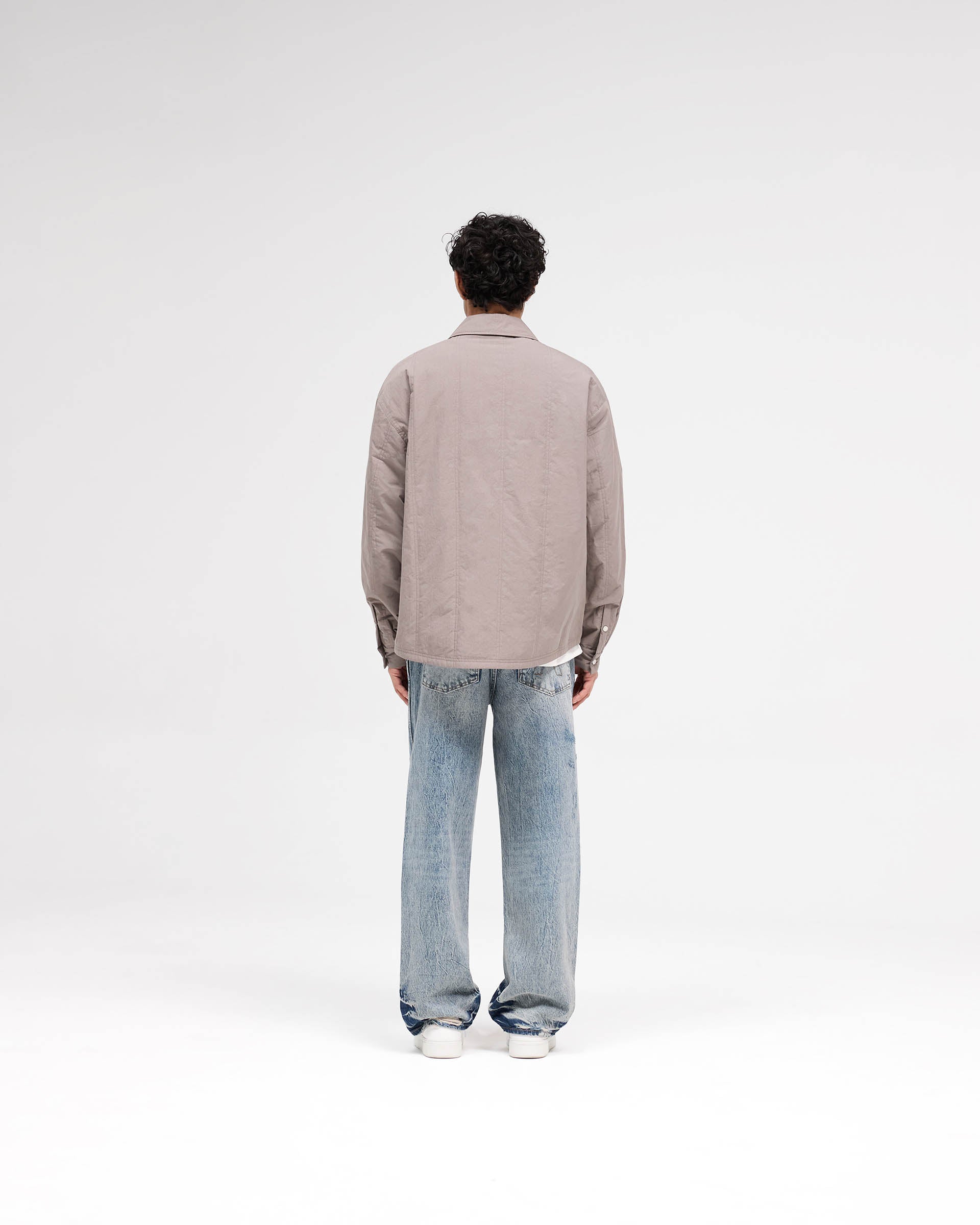 R3 Distressed Baggy Denim - Blue Cream