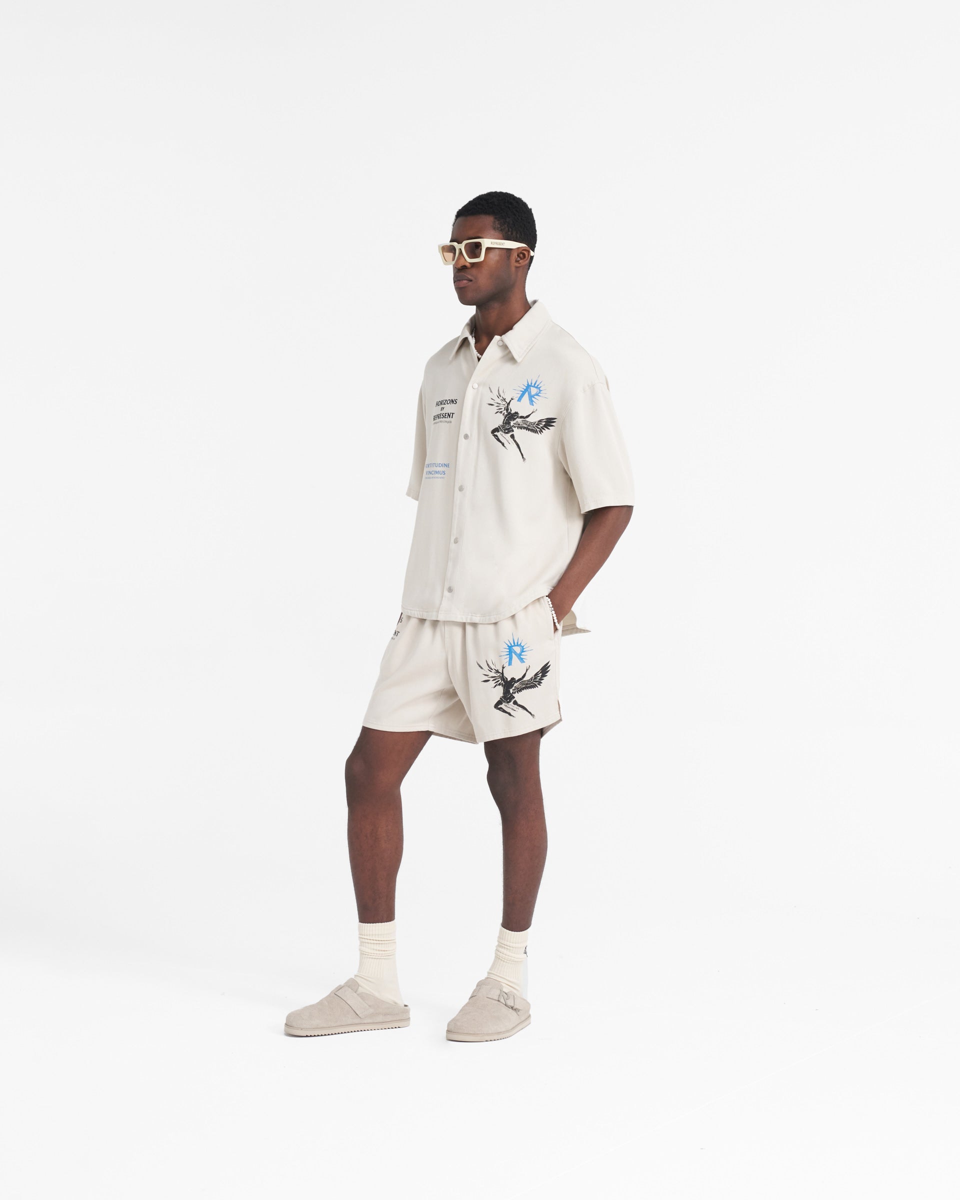 Icarus Short Sleeve Shirt - Off White