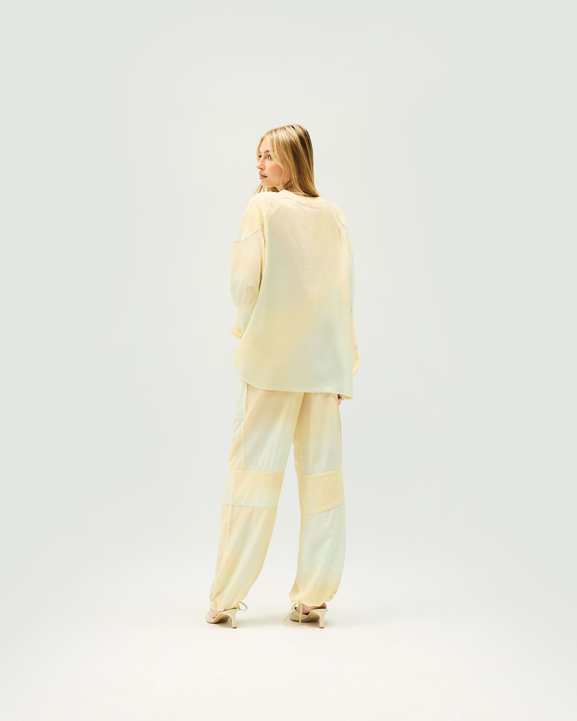 Storm Tracksuit Bottom - Storm Print Natural
