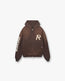 Masking Tape Initial Zip Hoodie