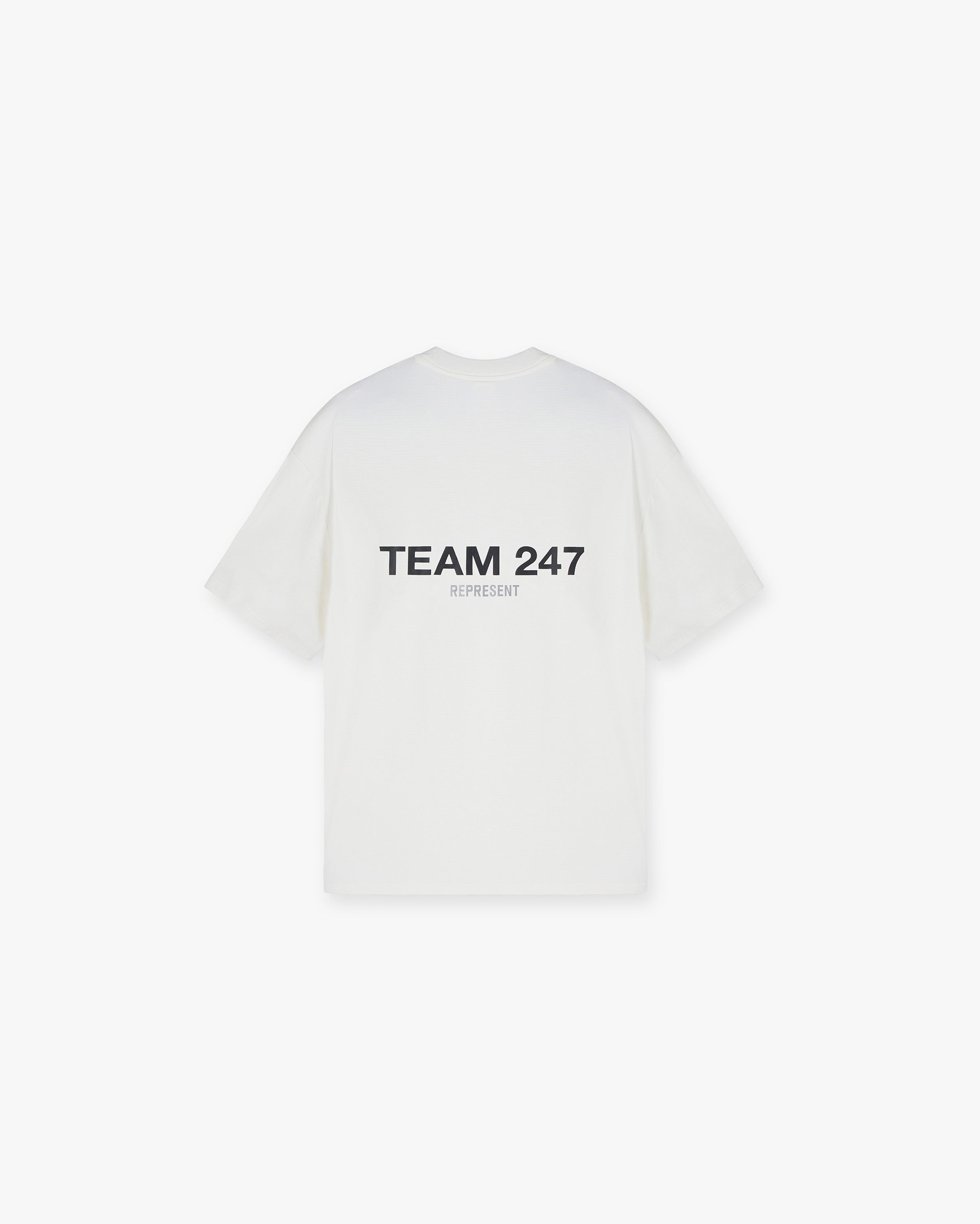 Team 247 Oversized T-Shirt - Flaches Weiß
