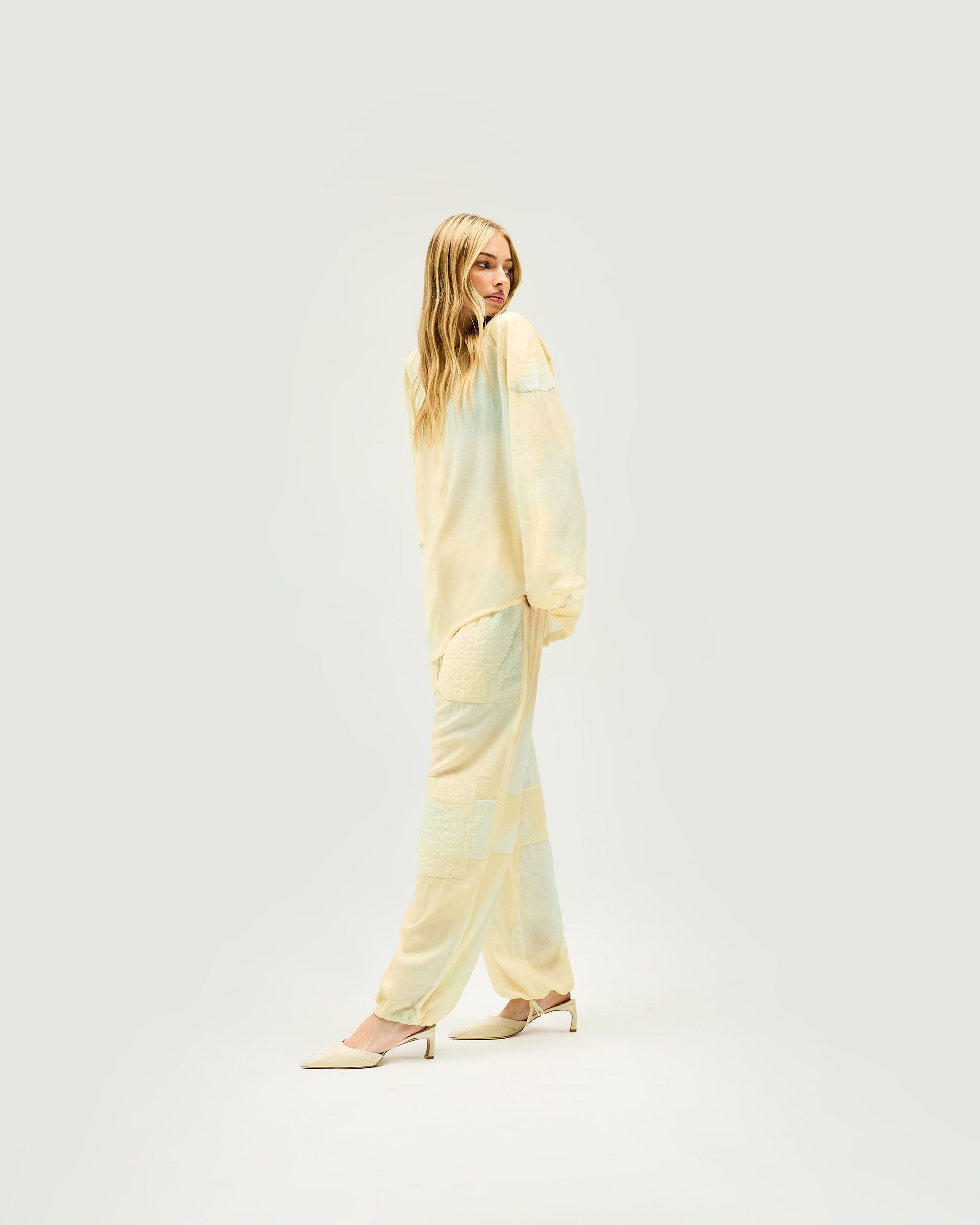Storm Tracksuit Bottom - Storm Print Natural