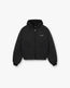 Nylon Hooded Bomber Jacket