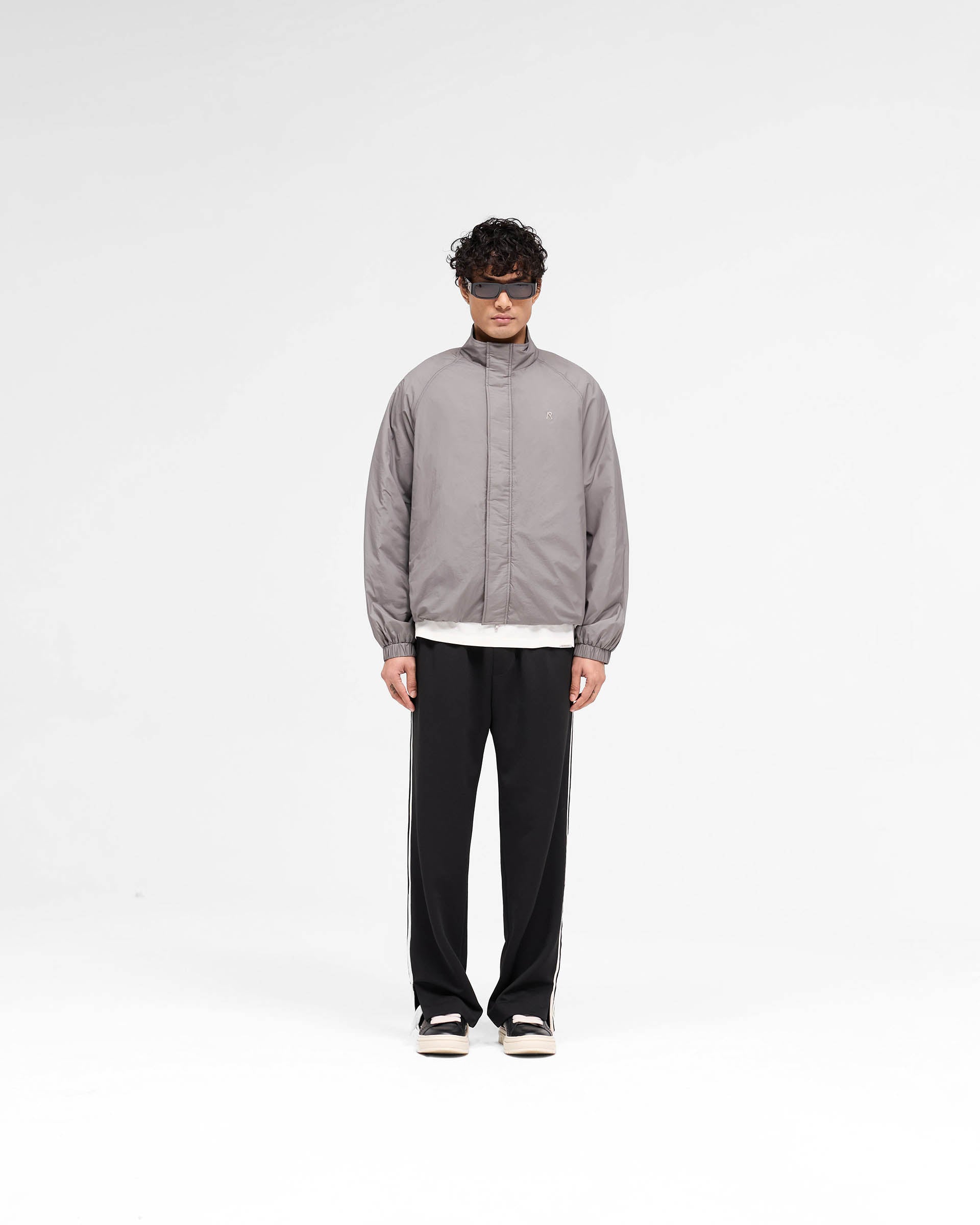 Funnel Neck Jacket - Stone