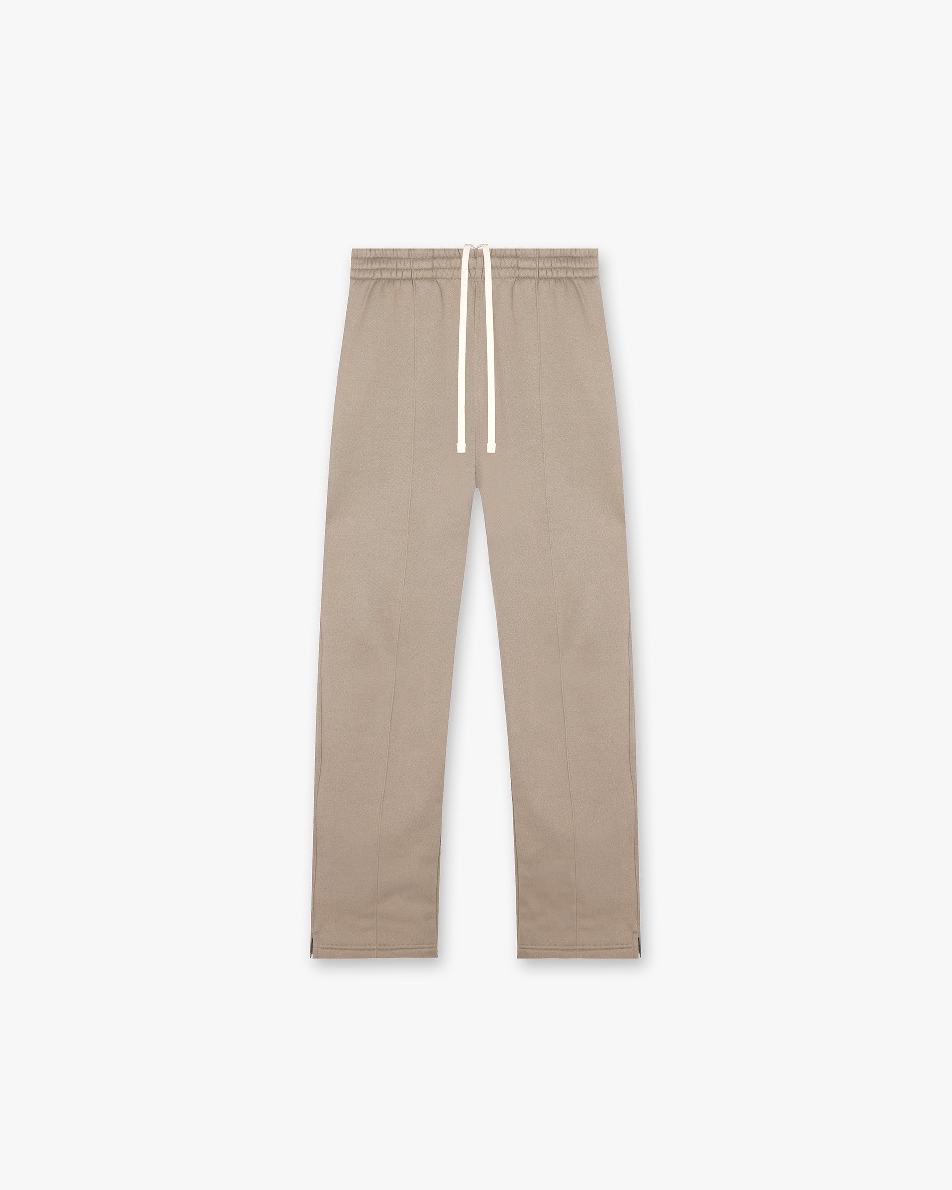 Front product image of mens beige sweatpants on a plain white background | Initial Sweatpants in Dune | Premium fabric sweatpants | Initial Pants | Represent Clo