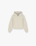 Initial Oversized Crop Hoodie