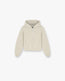 Initial Oversized Crop Hoodie