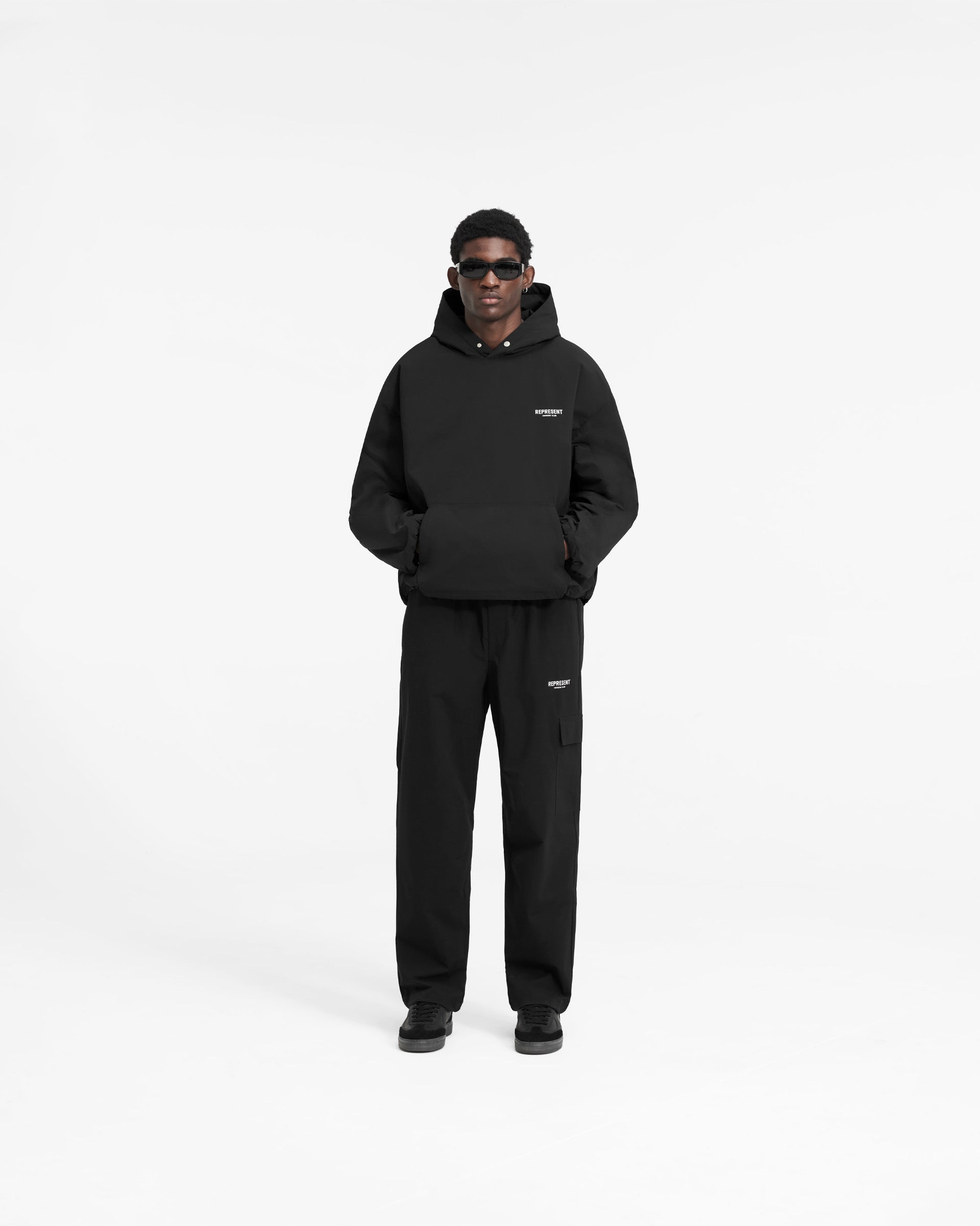 Represent Owners Club Hooded Pullover - Black