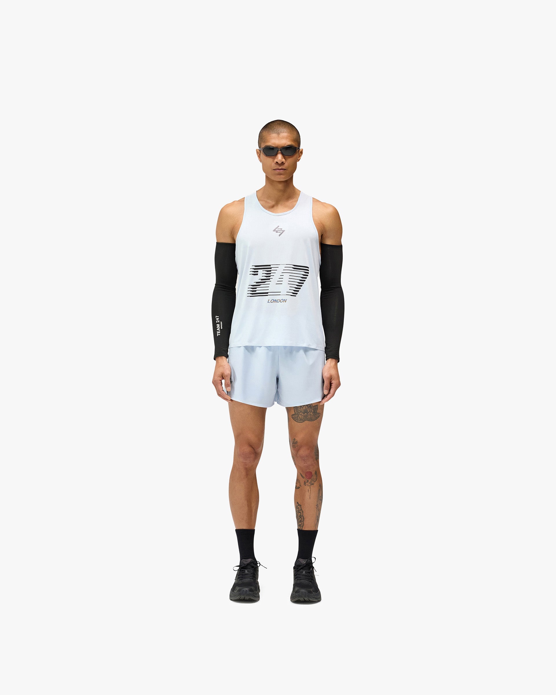 247 London Singlet - Blue