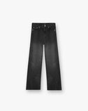 Mid Rise Wide Leg Jean