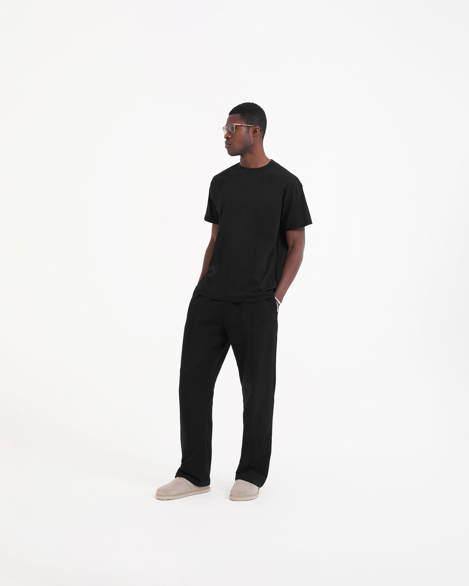 Initial T-Shirt - Jet Black