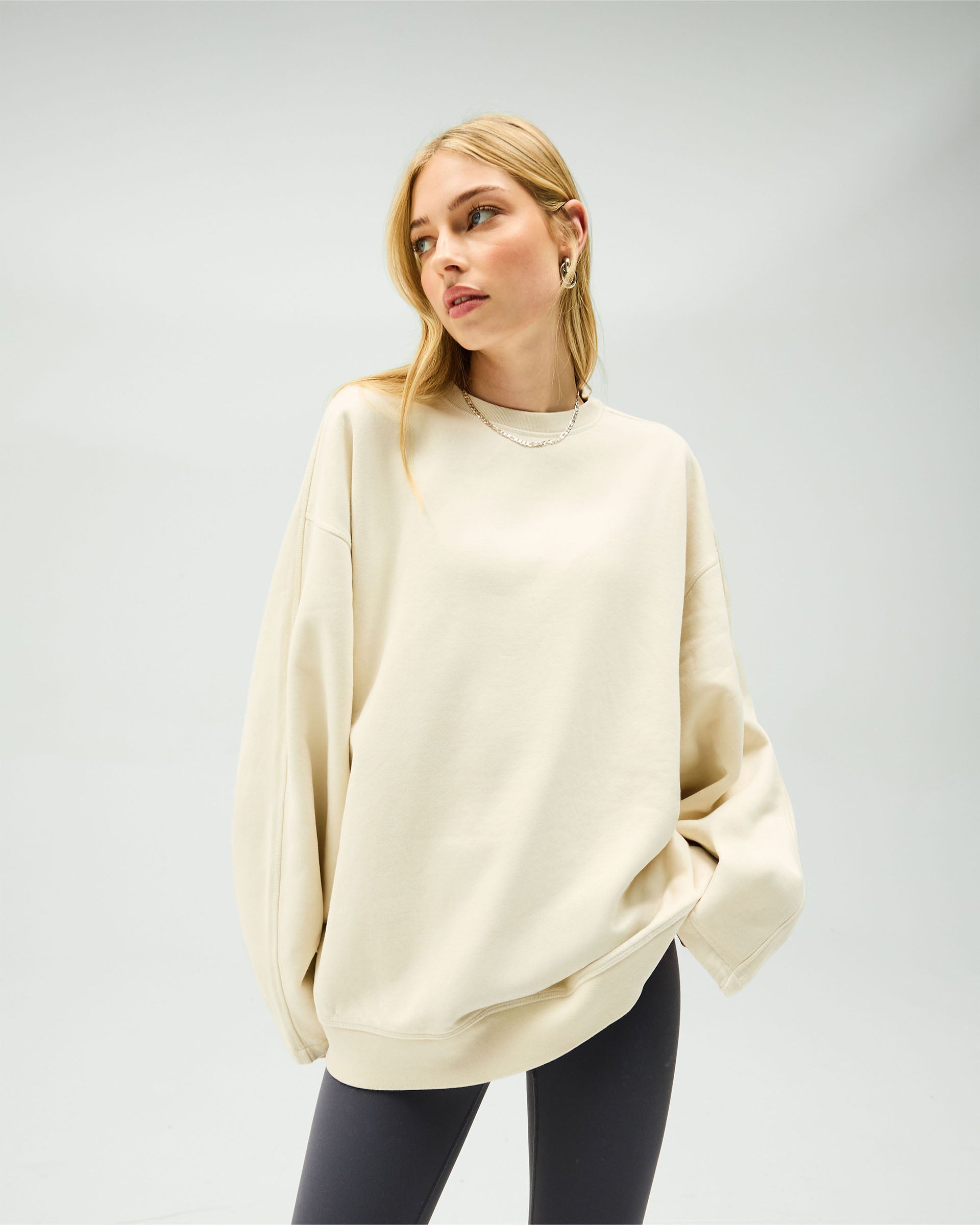 Owners Club Relaxed Sweater - Oat Milk