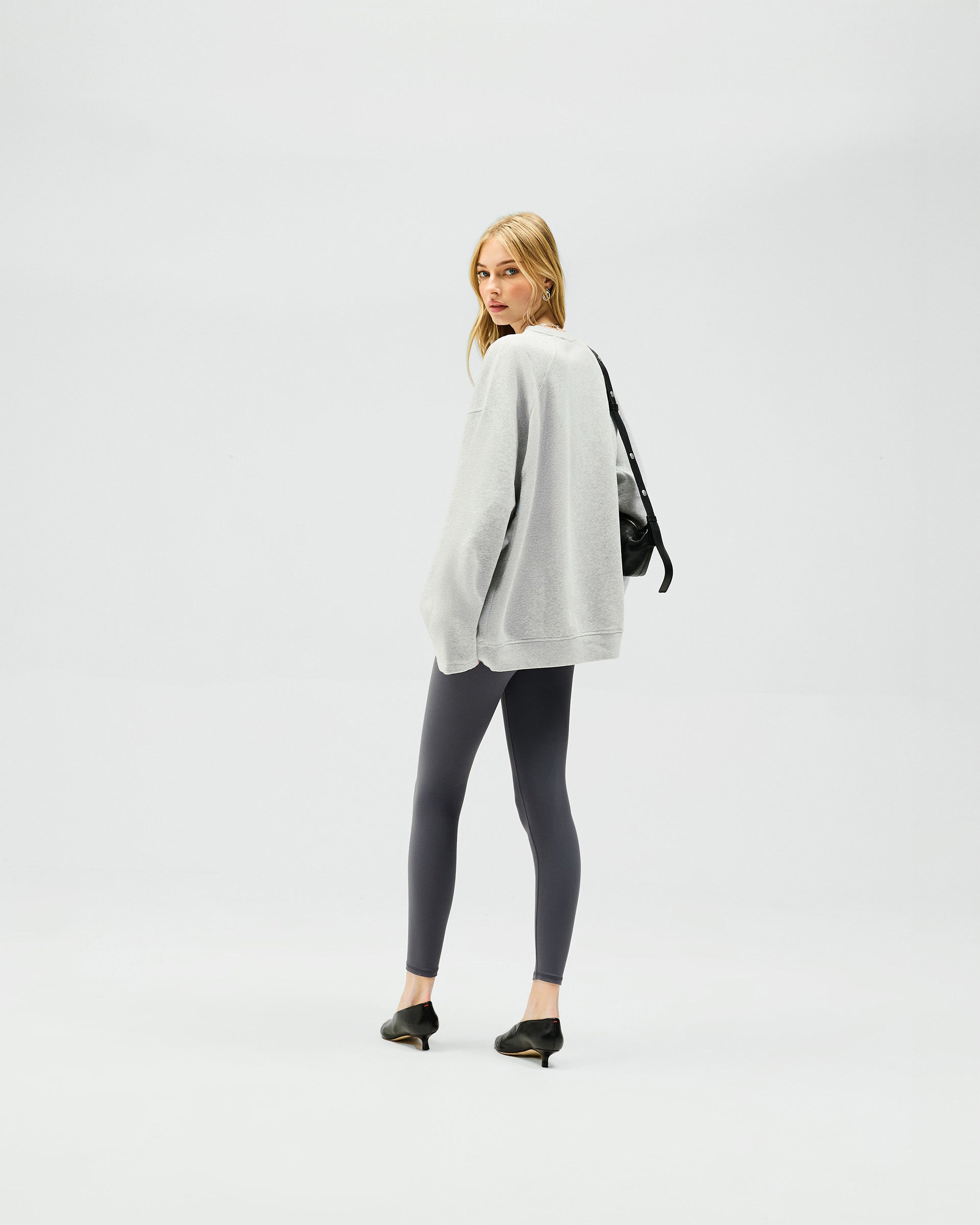 Owners Club Relaxed Sweater - Grey Marl