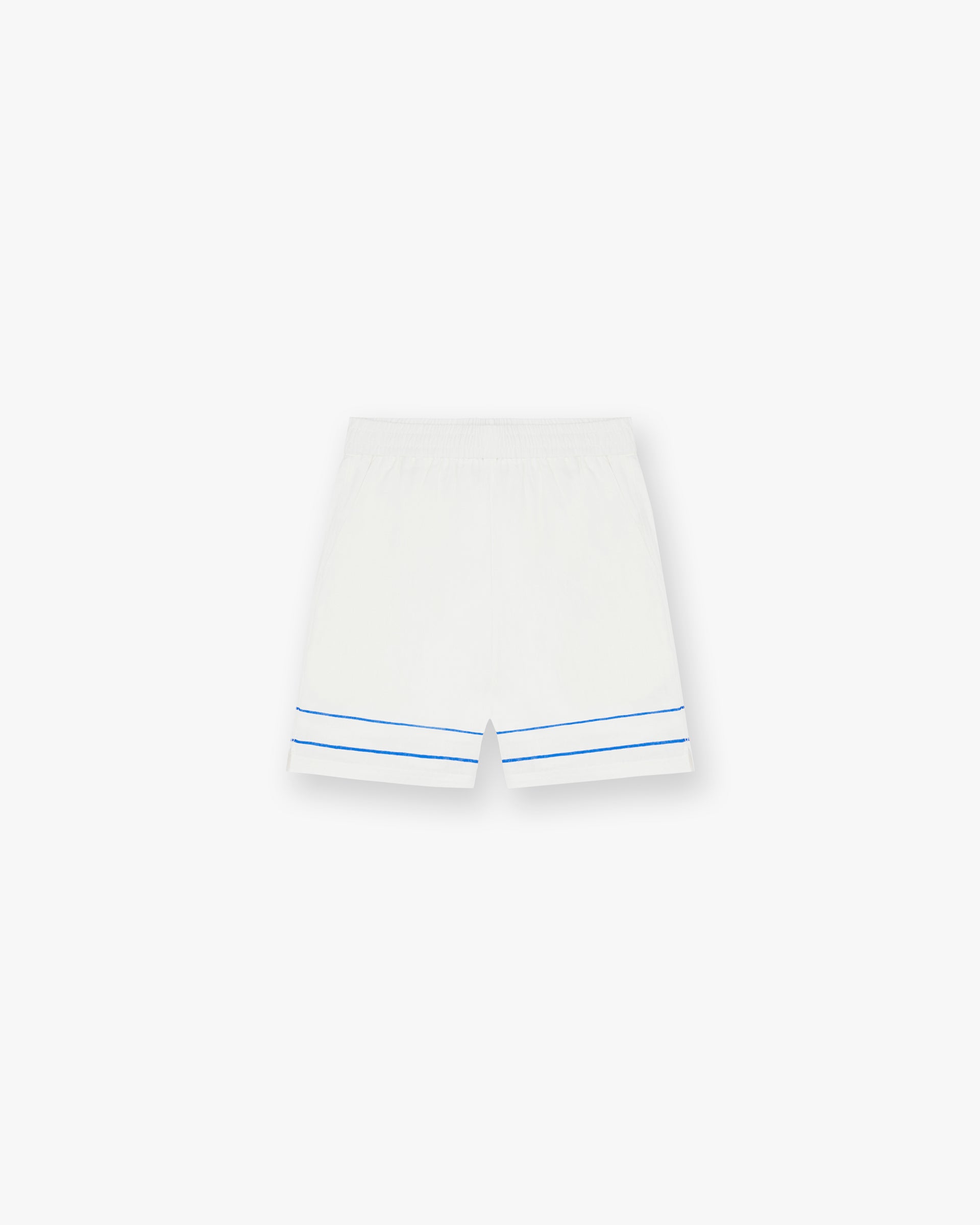 Front product image of mens white shorts on a plain white background | Permanent Vacation Short in Flat White | Comfortable mens shorts with a modern fit | SC24 Shorts | Represent Clo
