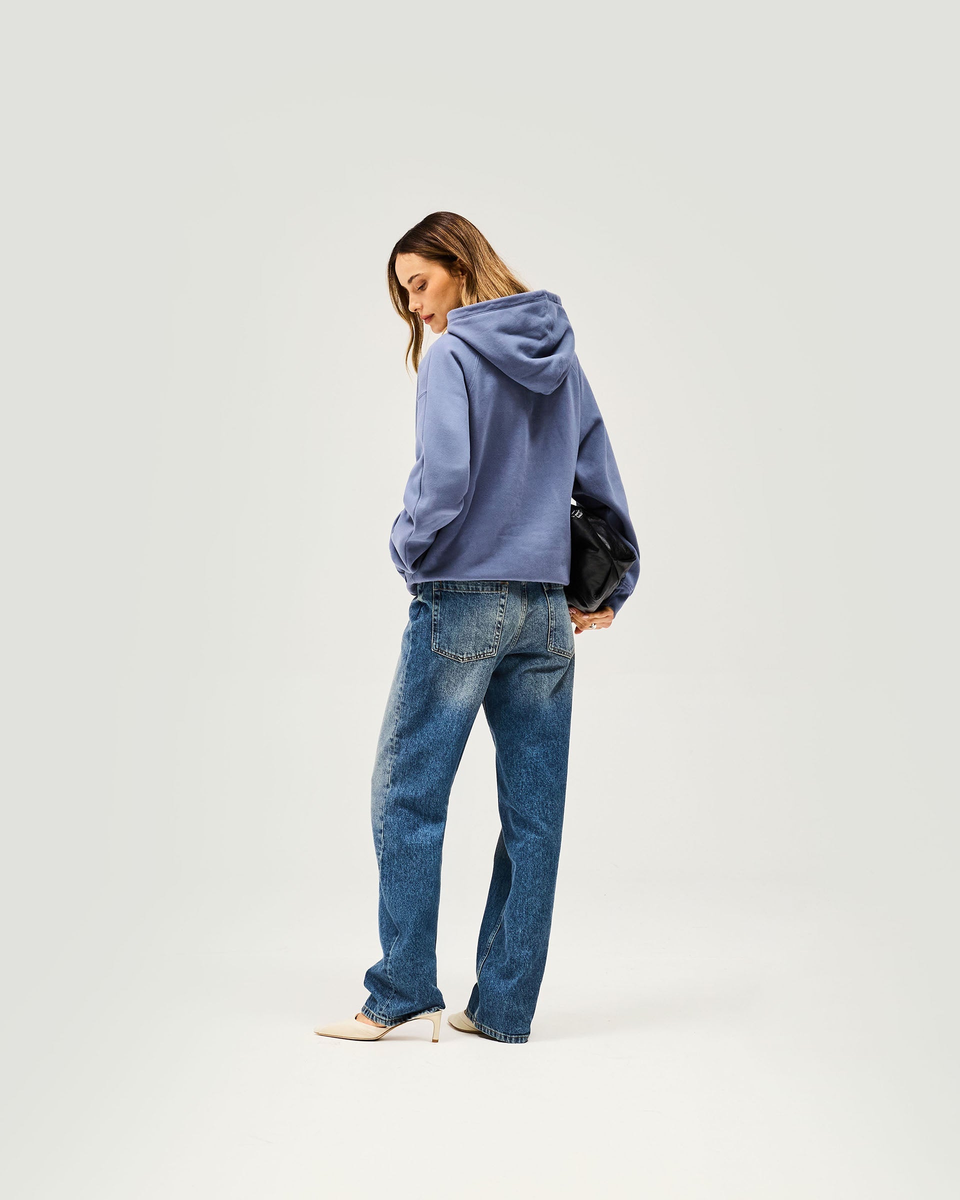Owners Club Boyfriend Hoodie - Steel Blue