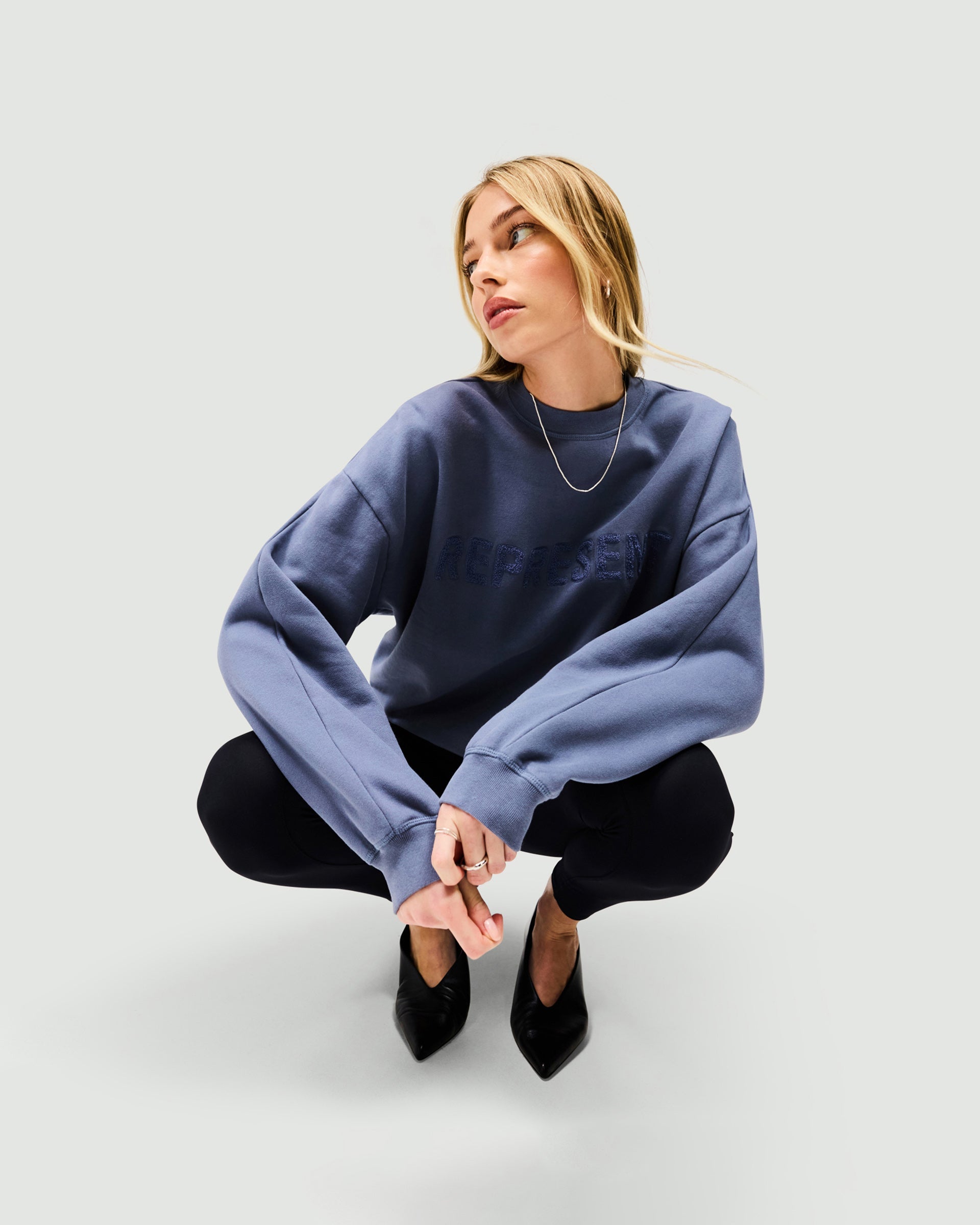 Owners Club Sweater - Steel Blue