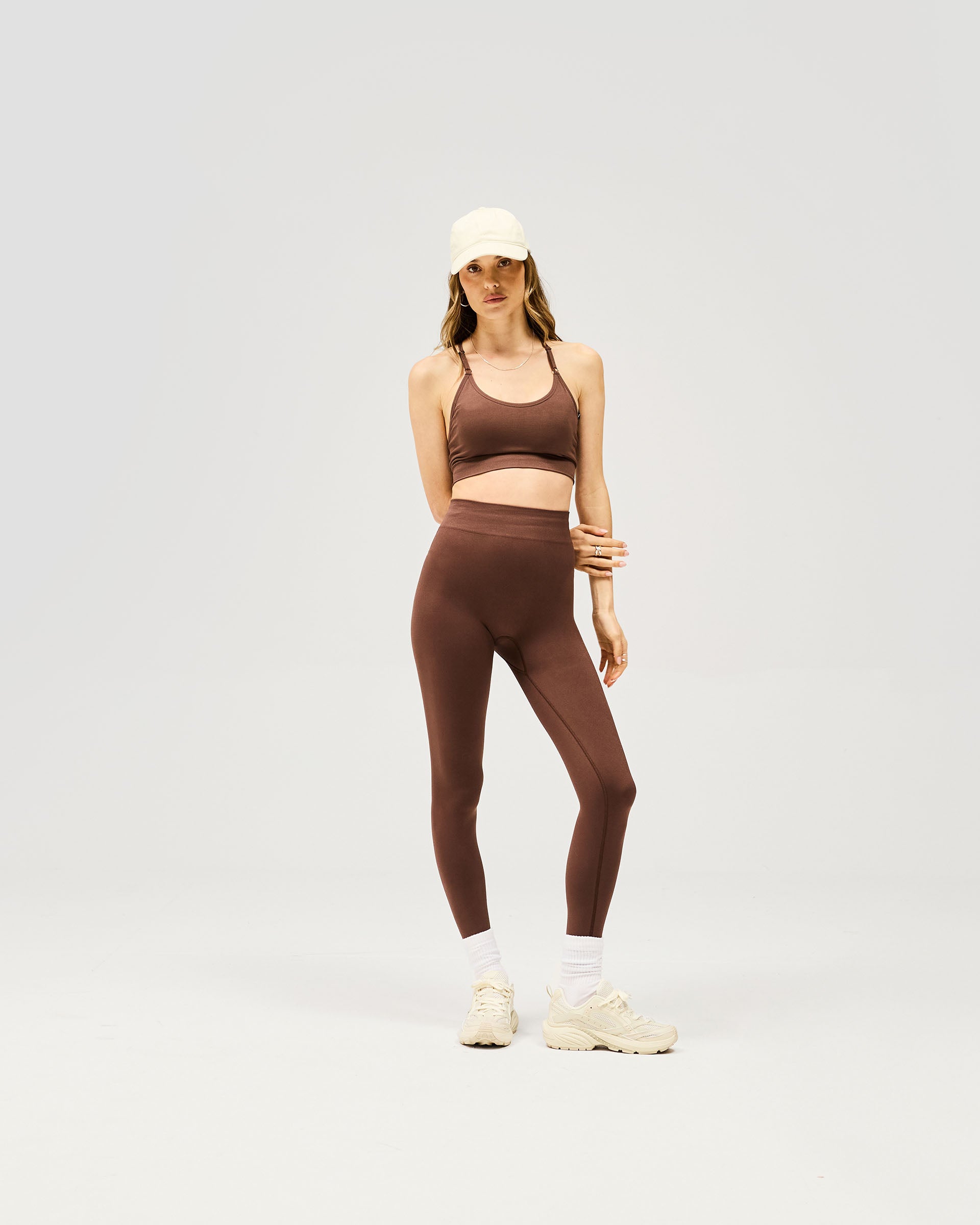 Owners Club Seamless Low Impact Bra - Mocha