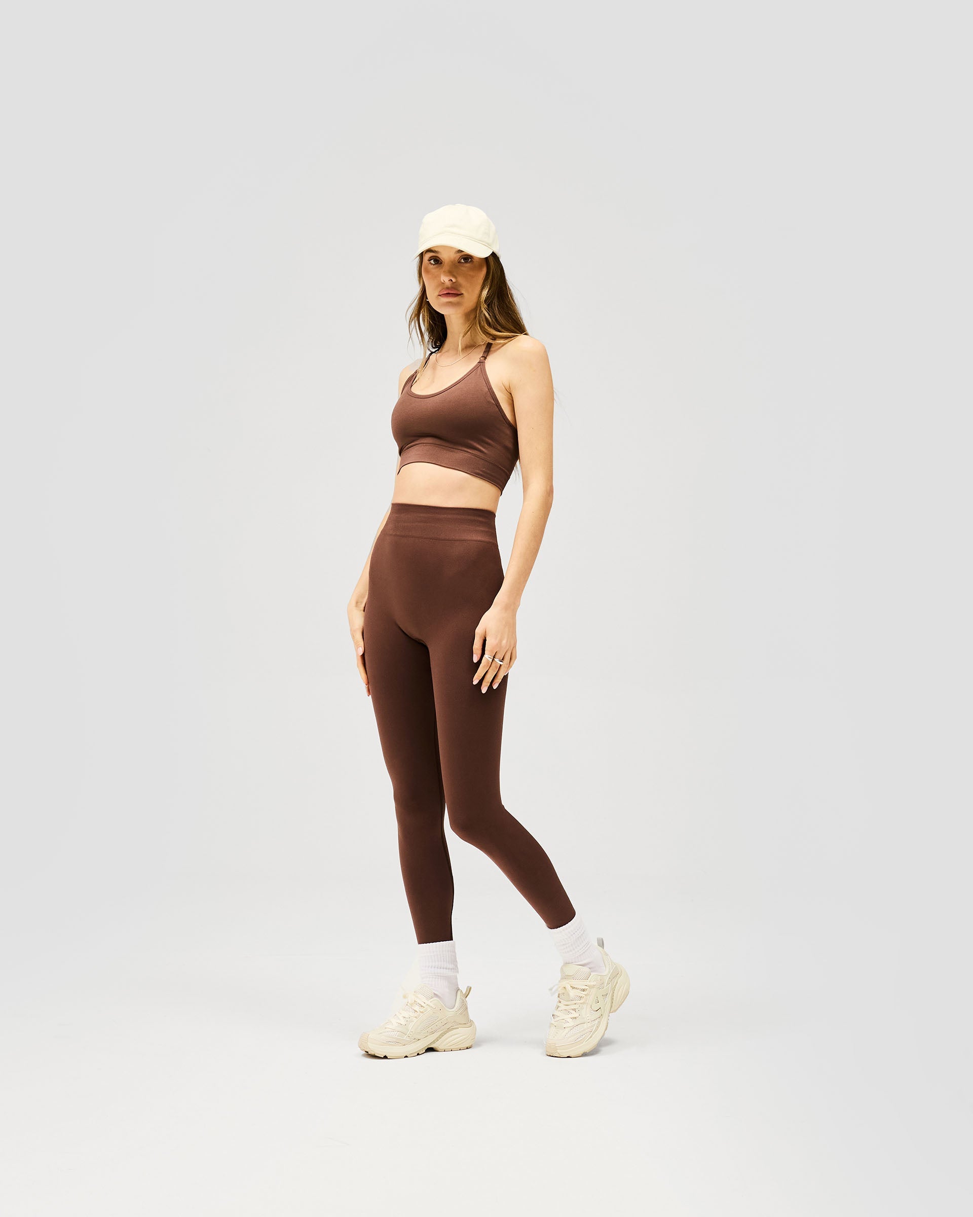 Owners Club Seamless Low Impact Bra - Mocha