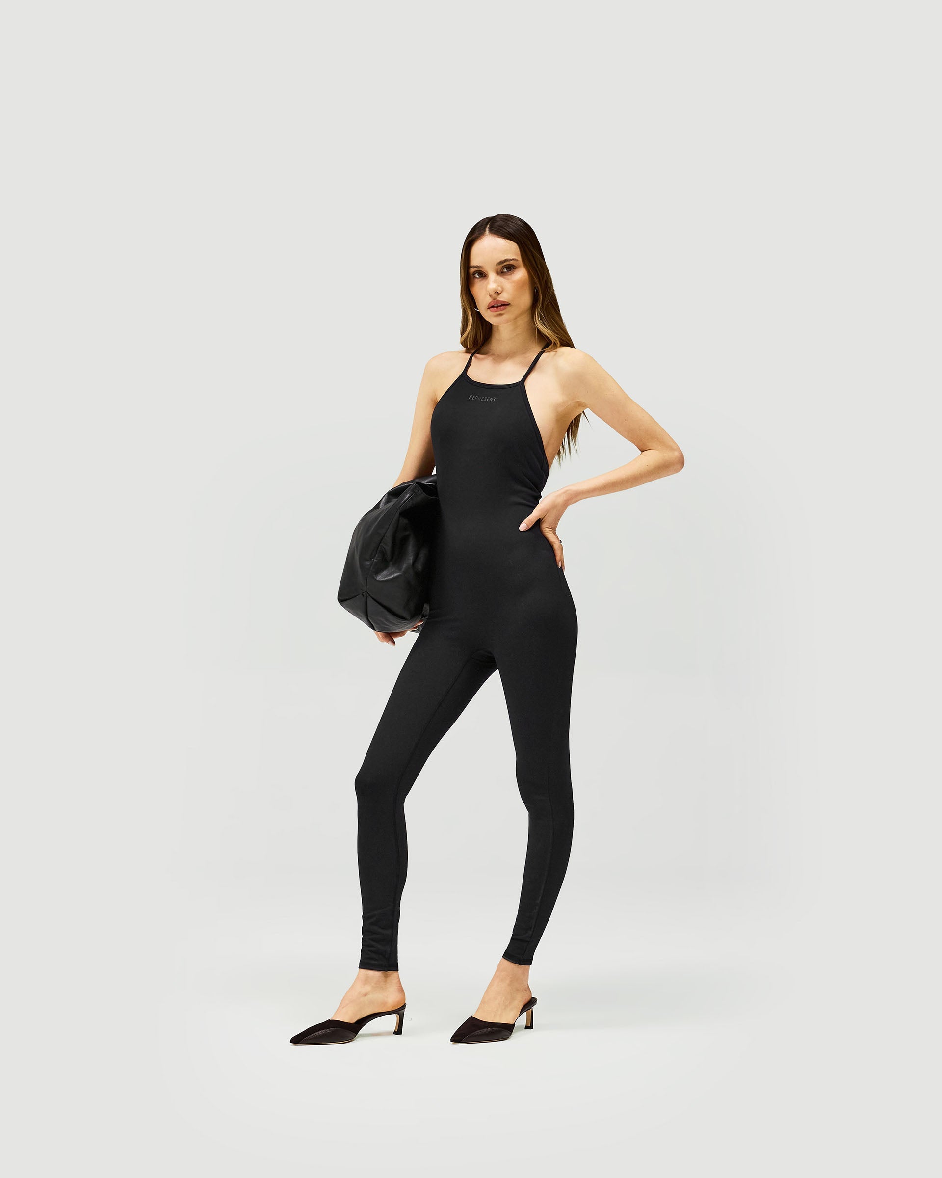 Owners Club Unitard - Jet Black