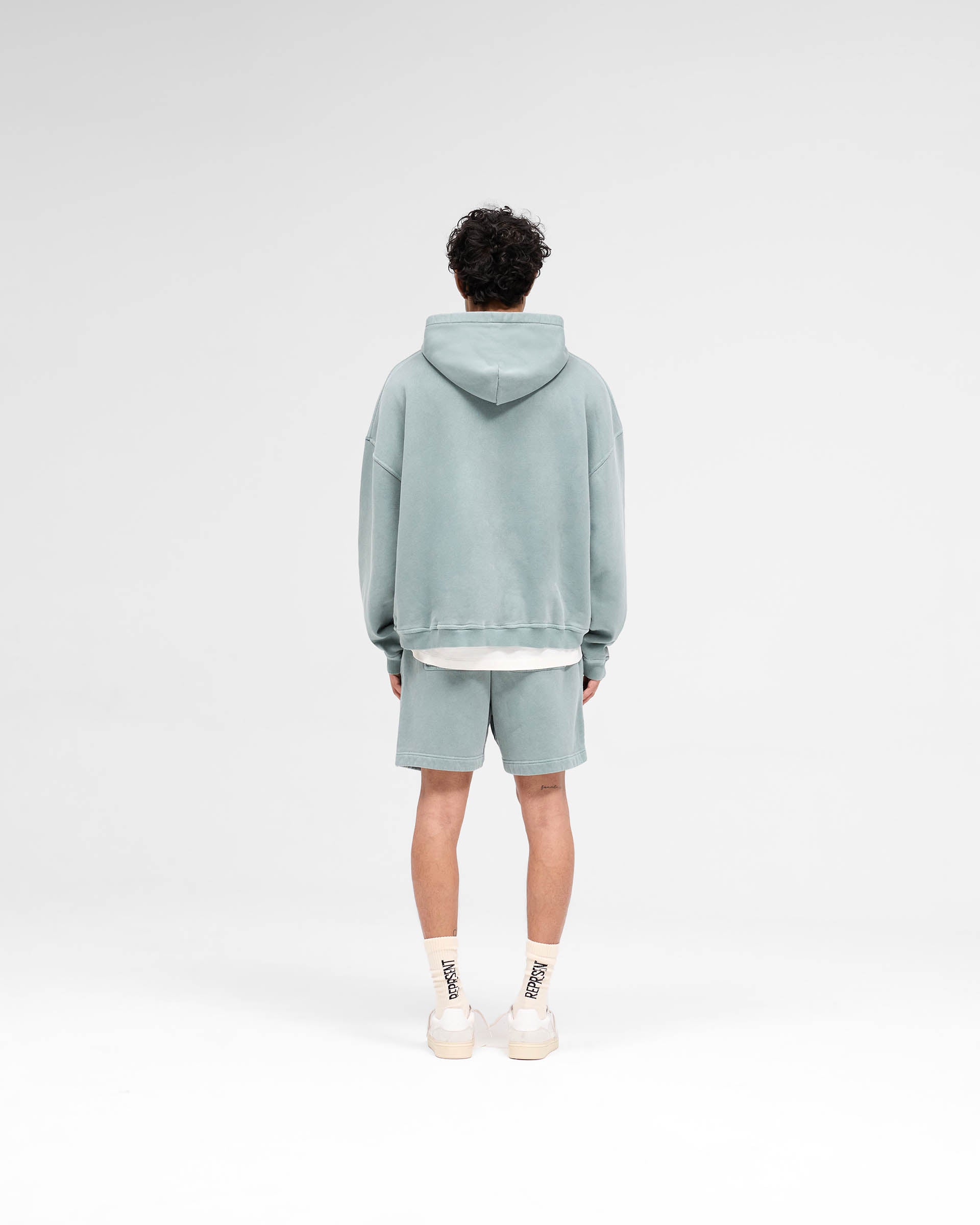 Rep Applique Hoodie - Forest Green
