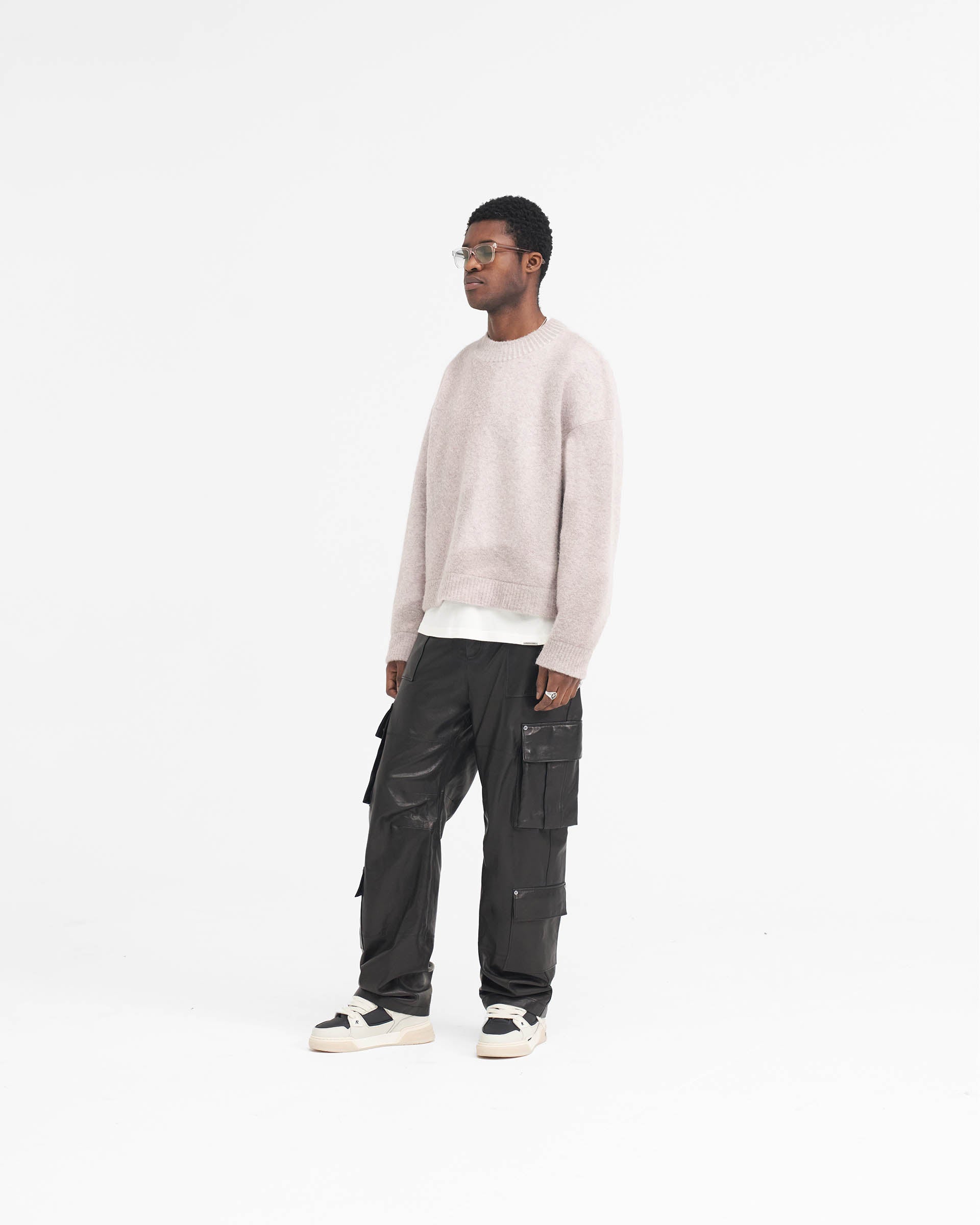 Sprayed Horizons Sweater - Washed Taupe