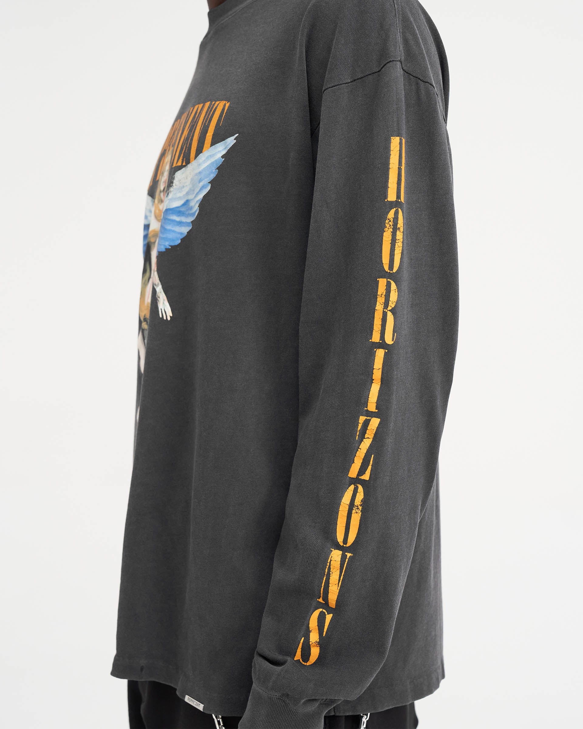 Reborn Long Sleeve T-Shirt - Aged Black